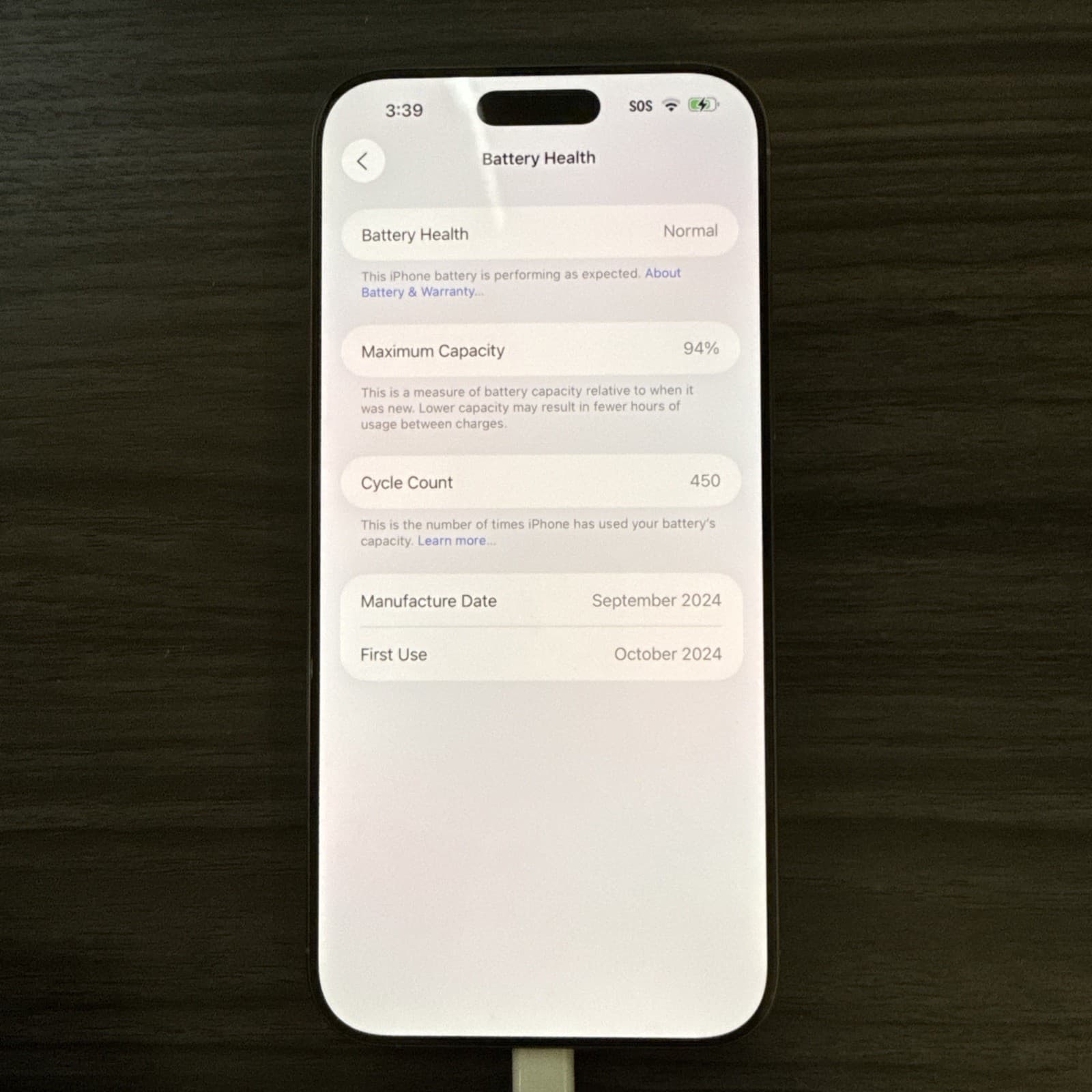 Apple iPhone 16 Pro Max 512GB Natural Titanium Excellent A3084 94% Batt Unlocked - Image 10