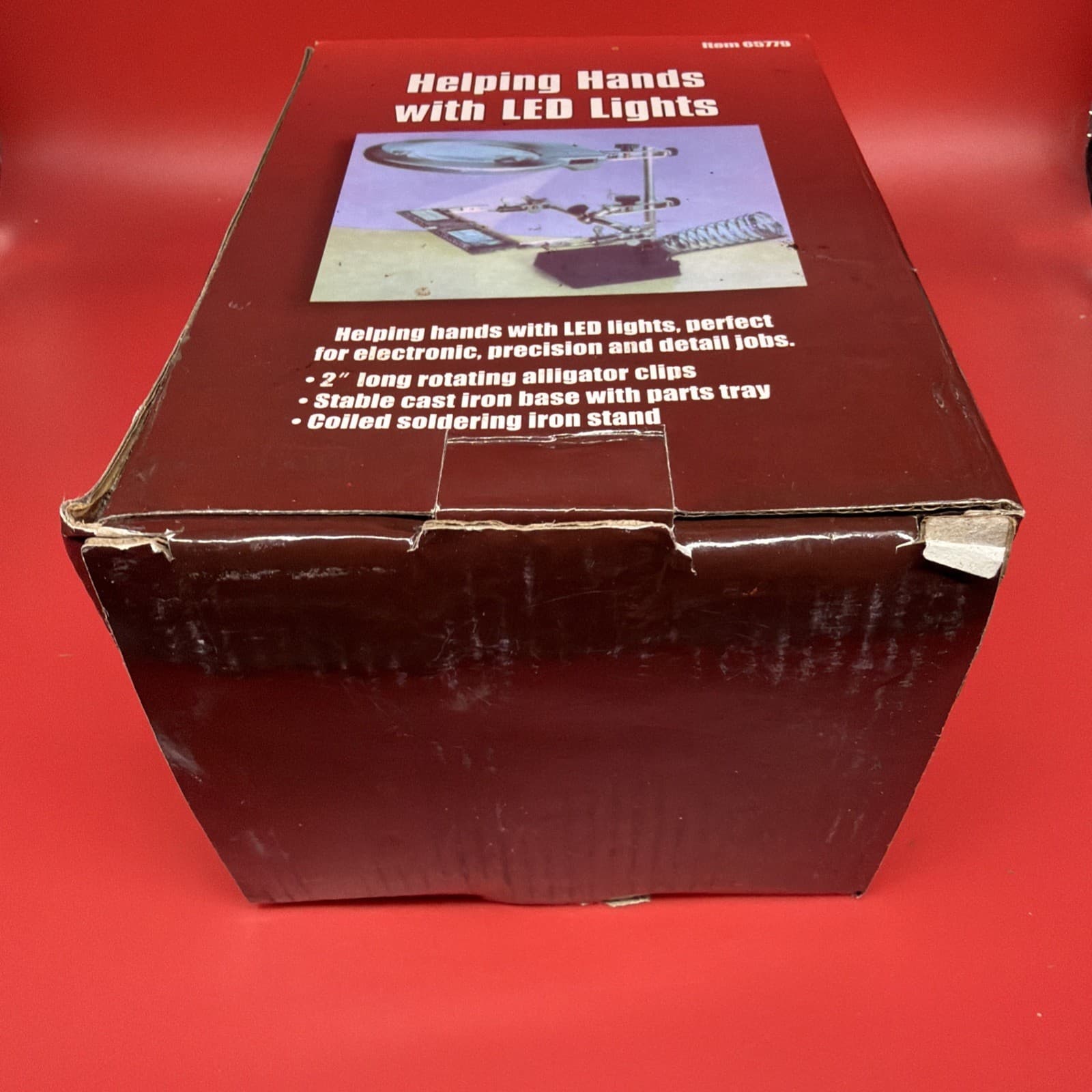 Helping Hands With LED Lights 65779 Soldering Stand New - Image 3