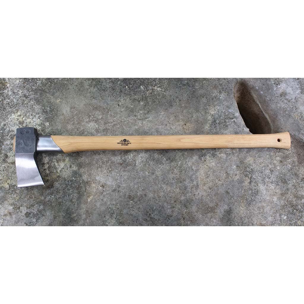 Gränsfors Bruk Large Splitting Axe Hand-Forged Hickory Handle 31 inch NEW - Image 2
