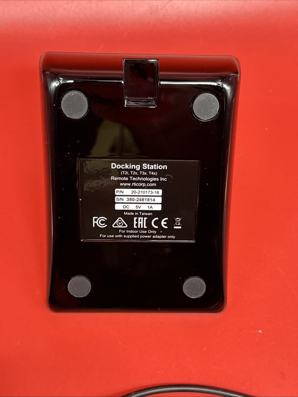 RTI 20-210173-16 T2i T2x T3x Charging Charge Dock Docking Station 20-210173-16 - Image 4