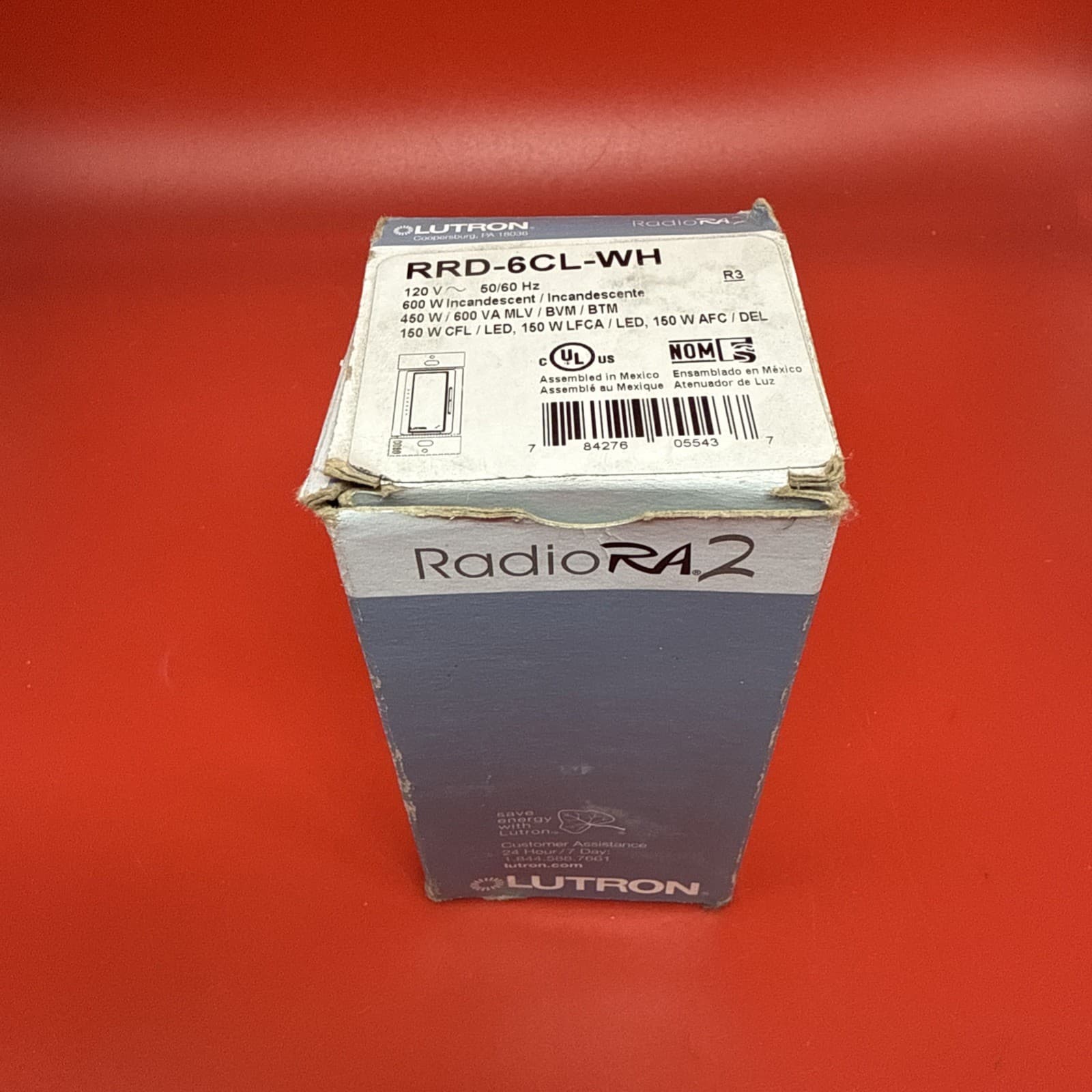 Lutron RRD-6CL-WH Radio Ra2 RadioRA RA Dimmer - White Lighting Controller - Image 7