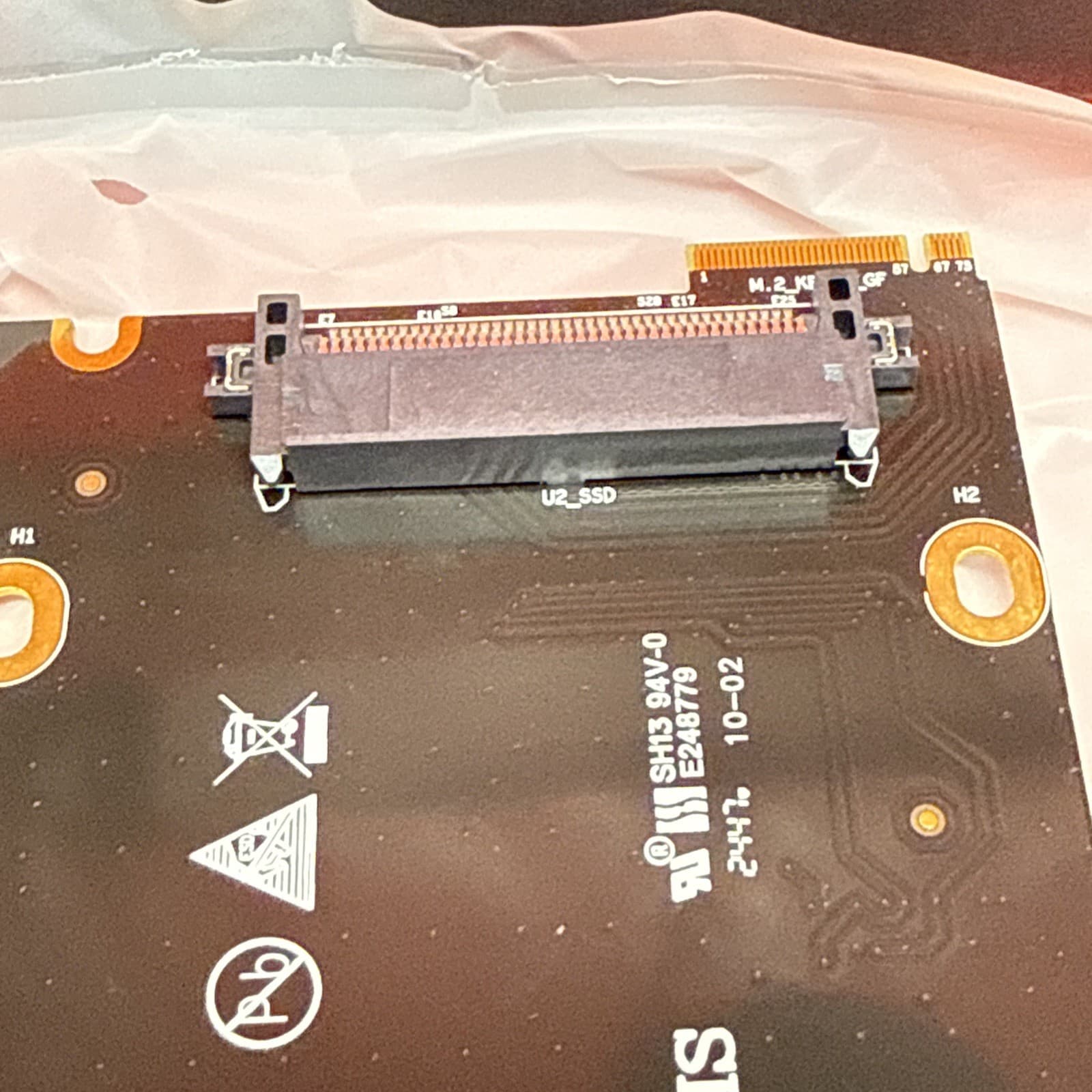 AHWSA_DB_U2_V1.1 M.2 NVMe To U.2 Adapter For Minisforum MS-01 - Image 6