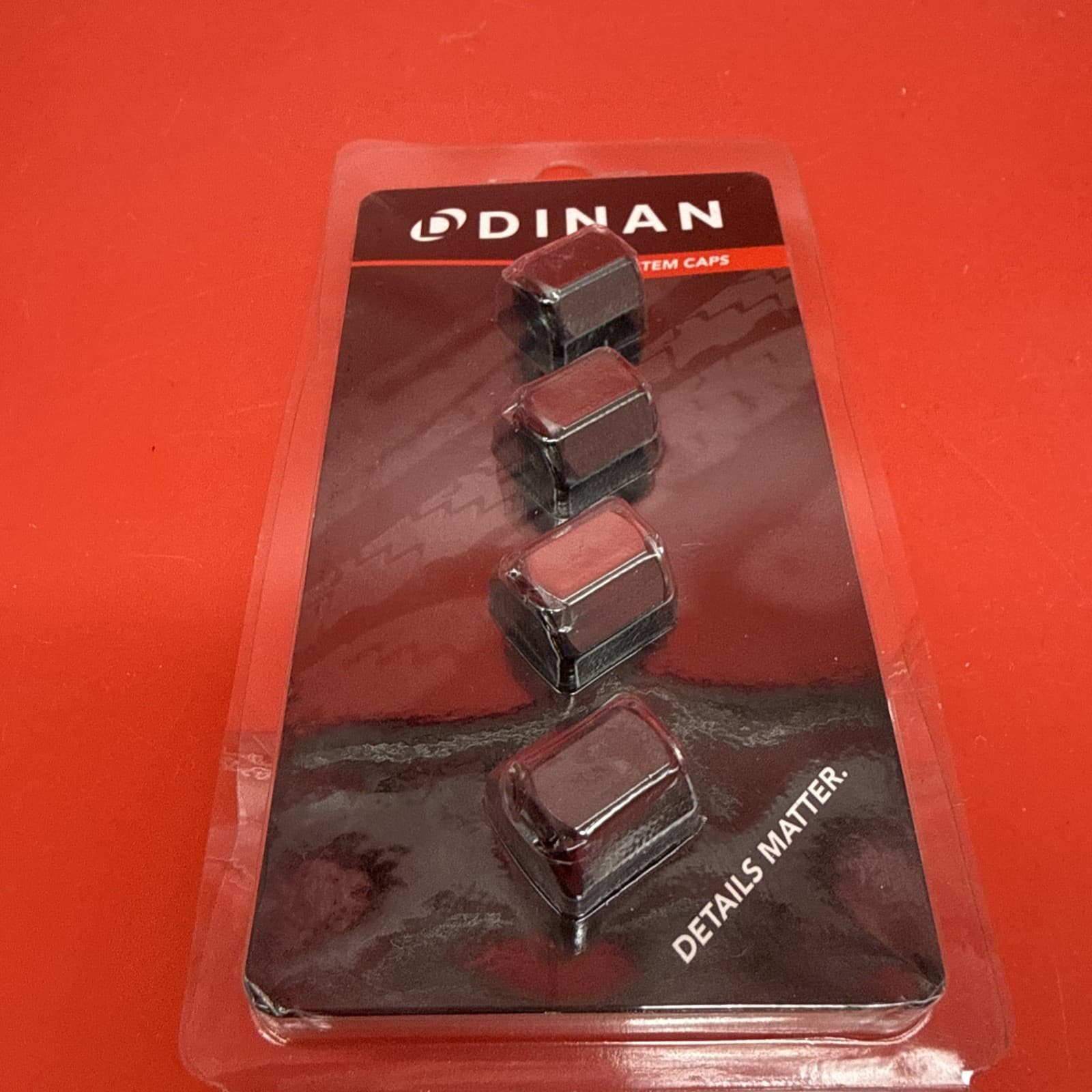 Dinan Valve Stem Caps D757-0008 Gunmetal Set Of 4 - Image 2