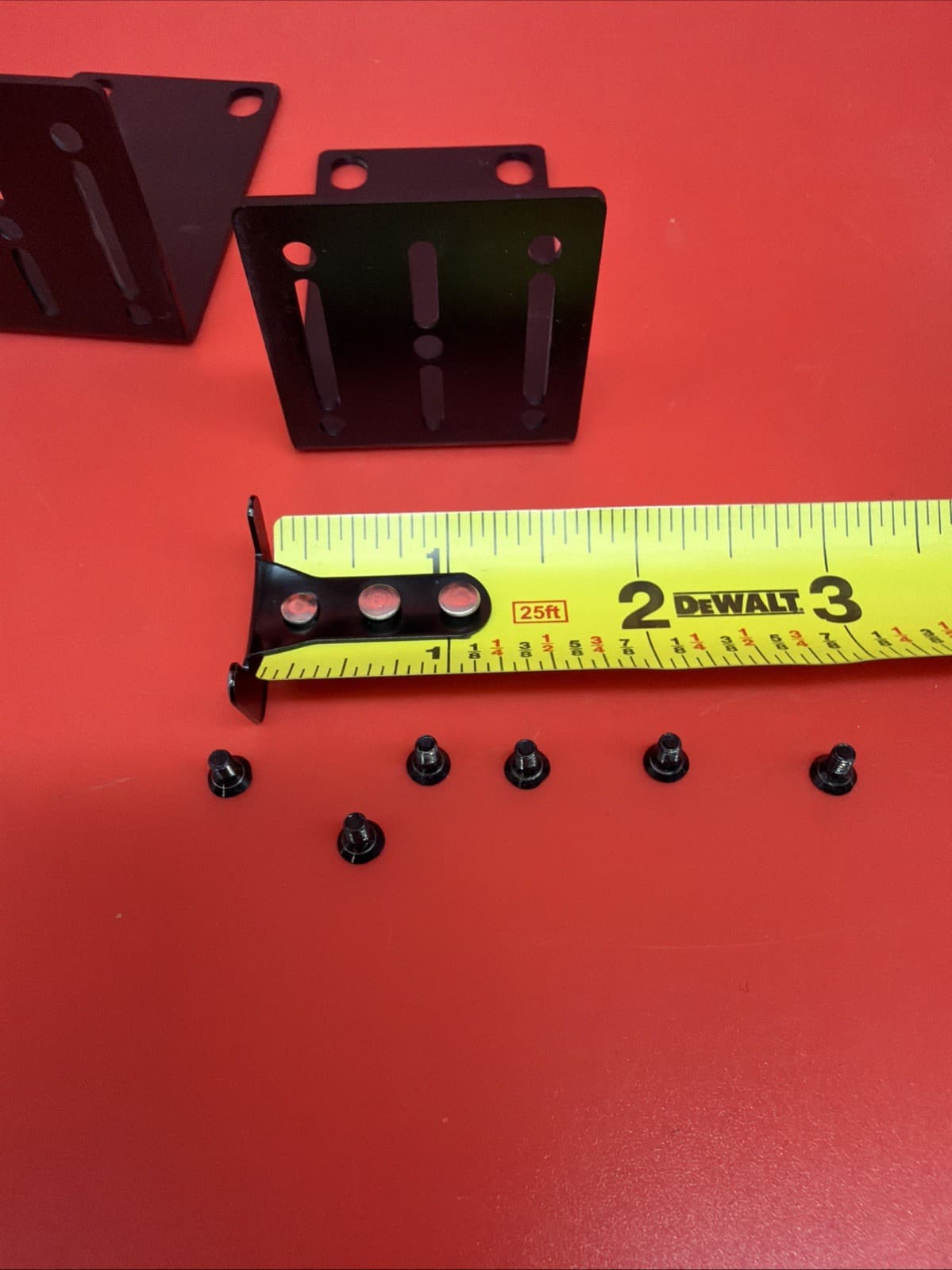 3 in Black Metal Rack Ear Kit For 1U Network Switch Araknis Mount Hardware Kit - Image 6