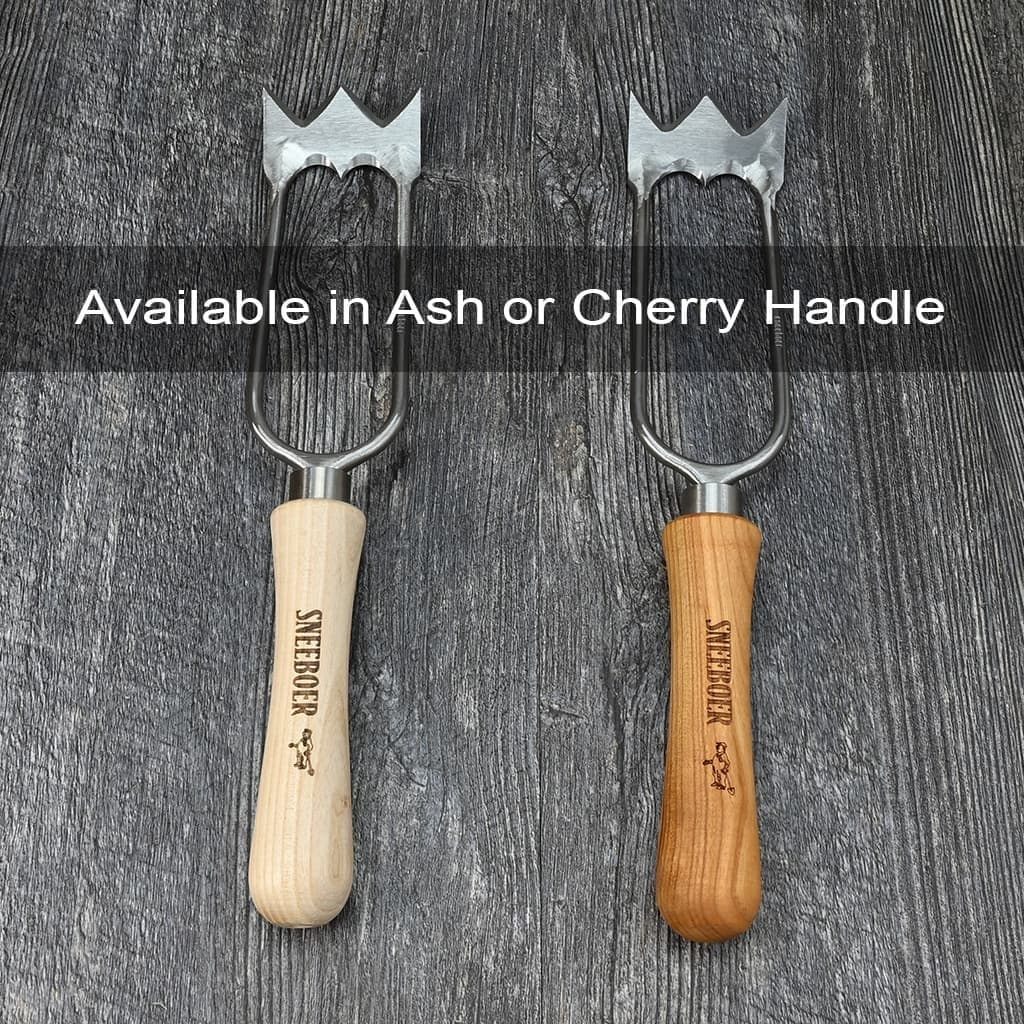 Sneeboer Royal Dutch Hand Hoe Stainless Steel Hand-Forged Ash NEW - Image 2