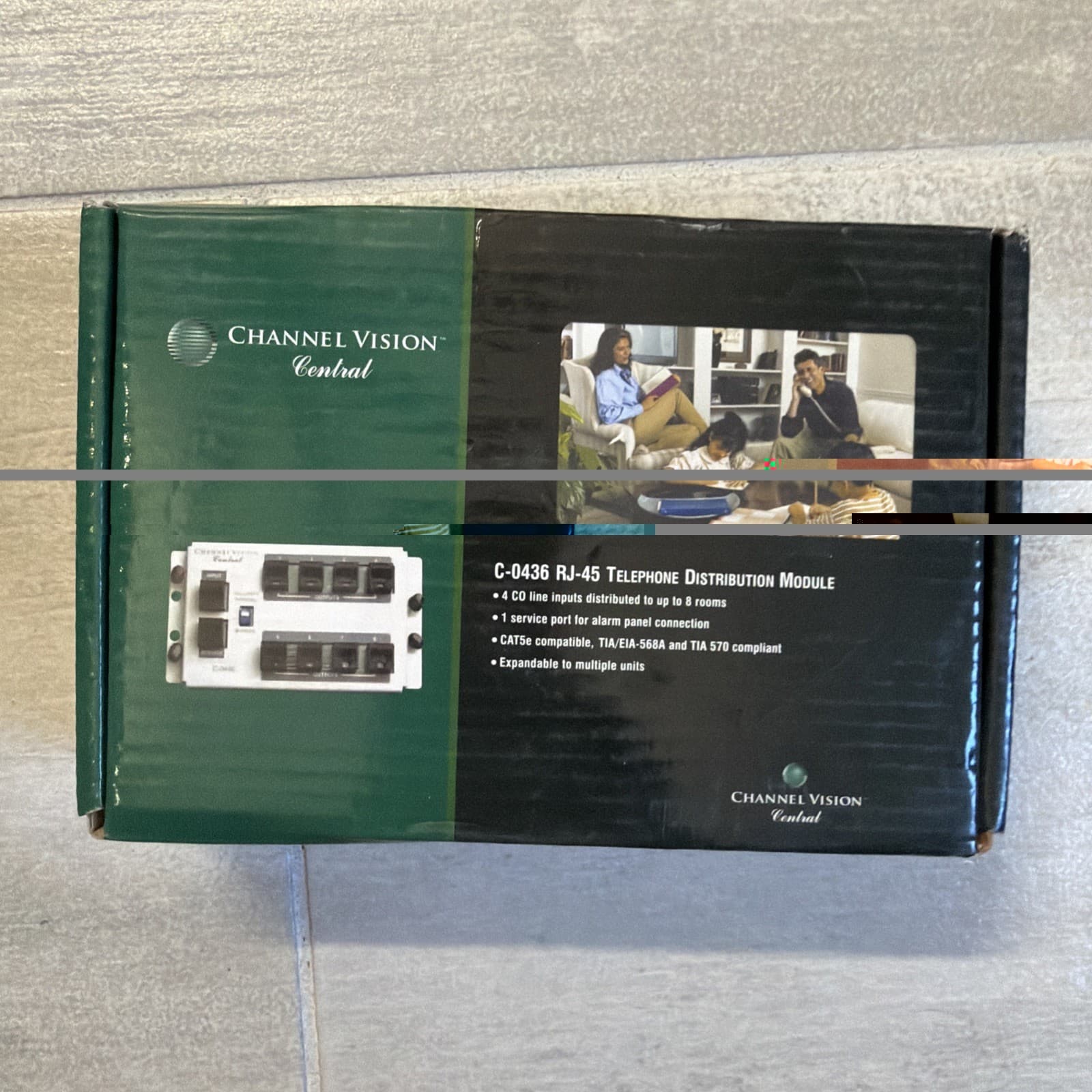 Channel Vision Central RJ-45 Telephone Distribution Module C-0436 New - Image 5