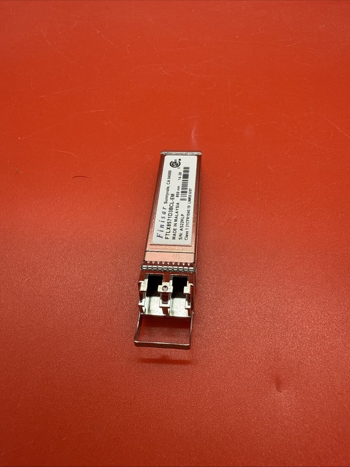 Finisar FTLX8571D3BCL-EM 10G 10GBASE-SR 850 NM MM SFP+ Transceiver Universal - Image 3