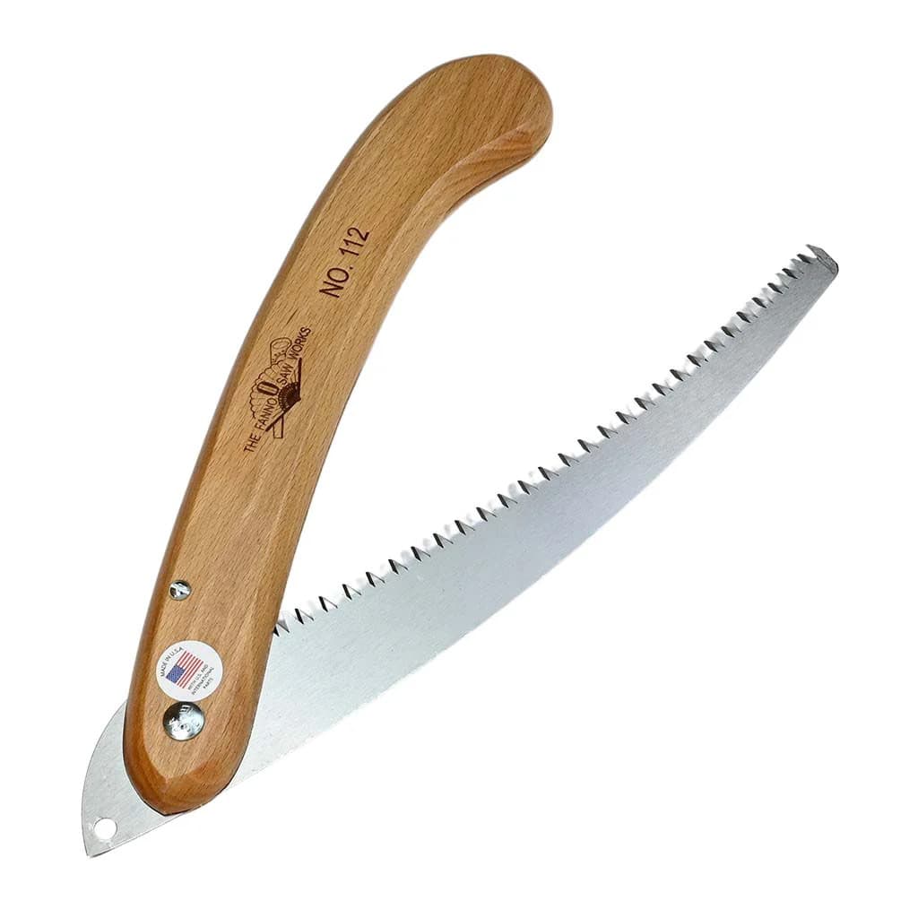 Fanno Saw Works Fanno Tri-Edge Folding Pruning Saw Cutting USA NEW