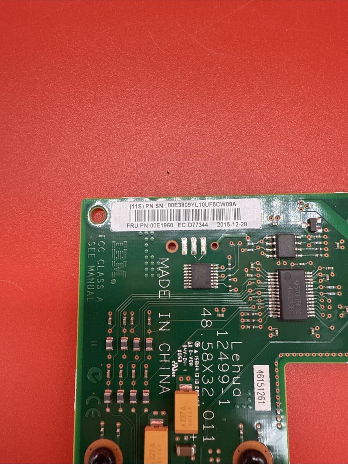 IBM Feature 2B0B 00E1960 00E3809 I/O Port Card D77344 Wired For IBM 1 Gbps Power - Image 3