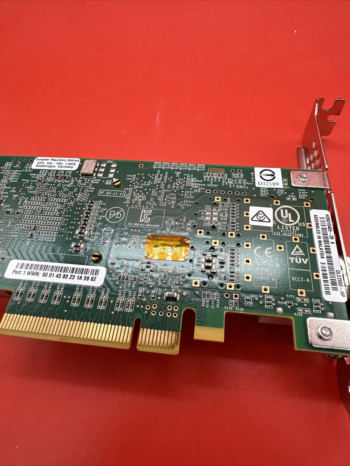 HP QW971A SN1000Q 699764-001 16Gb SFP SP FC Host Bus PCIe Full Height Adapter - Image 8