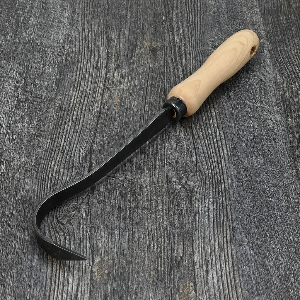 DeWit Bio V-Groove Weeder Garden Hoe Boron Steel Ash Handle Hand-Forged NEW - Image 2
