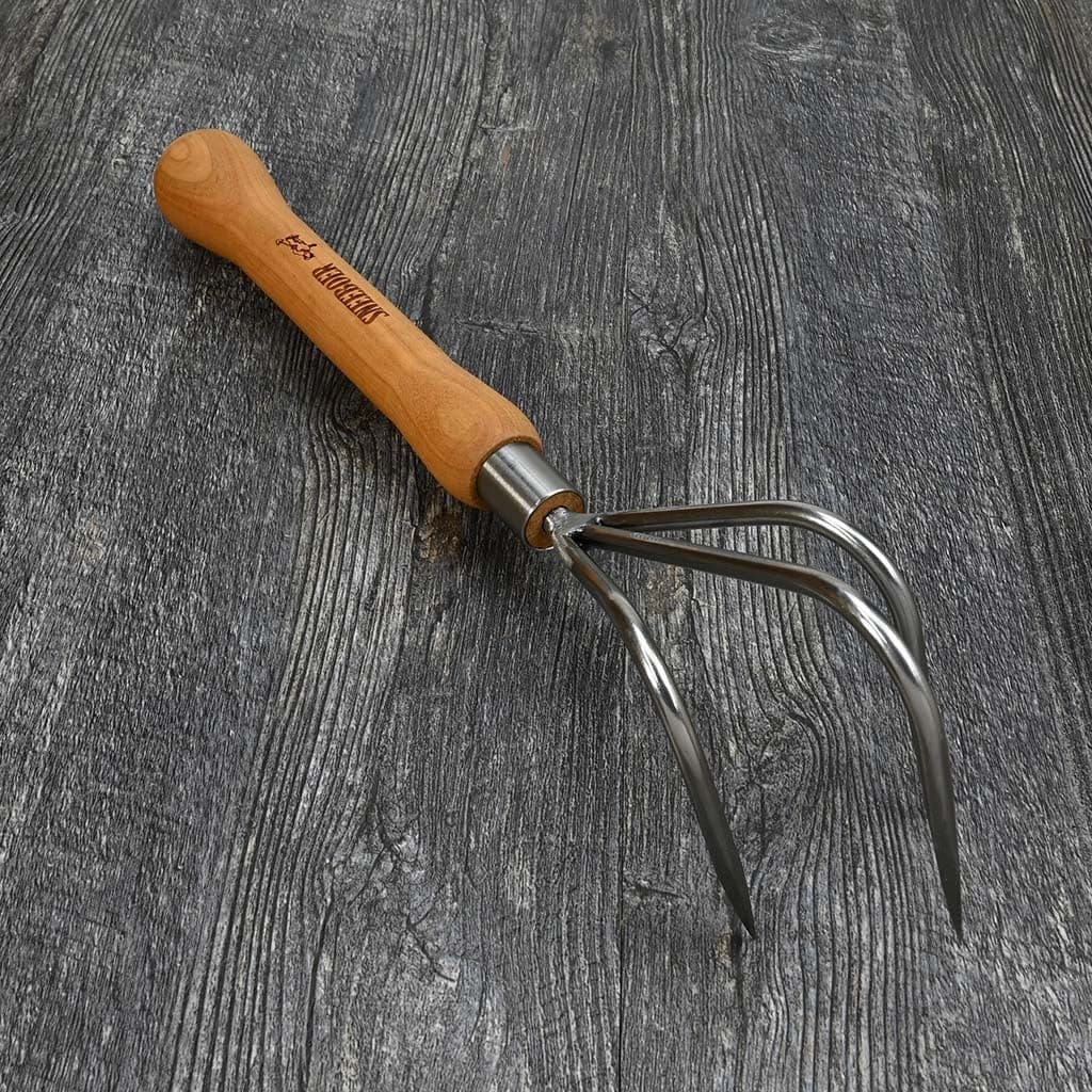 Sneeboer Hand Garden Cultivator - Bulb Handle Hand Weeder Stainless Steel NEW - Image 2