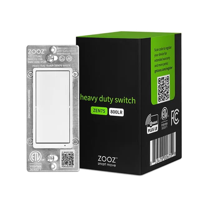Zooz 800 Z-Wave Heavy Duty Switch Smart Switch Smart Home NEW