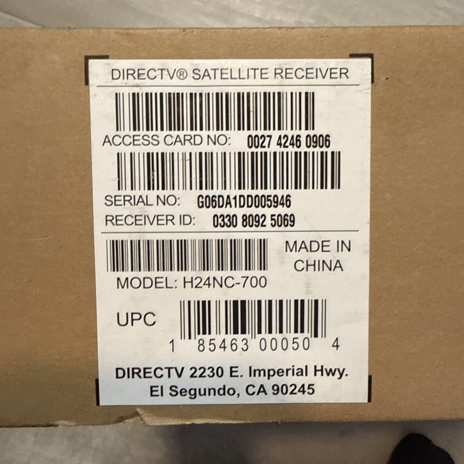 DirectTV H24NC-700 Receiver Cable Access Card New Open Box DIRECTV HD Digital - Image 13