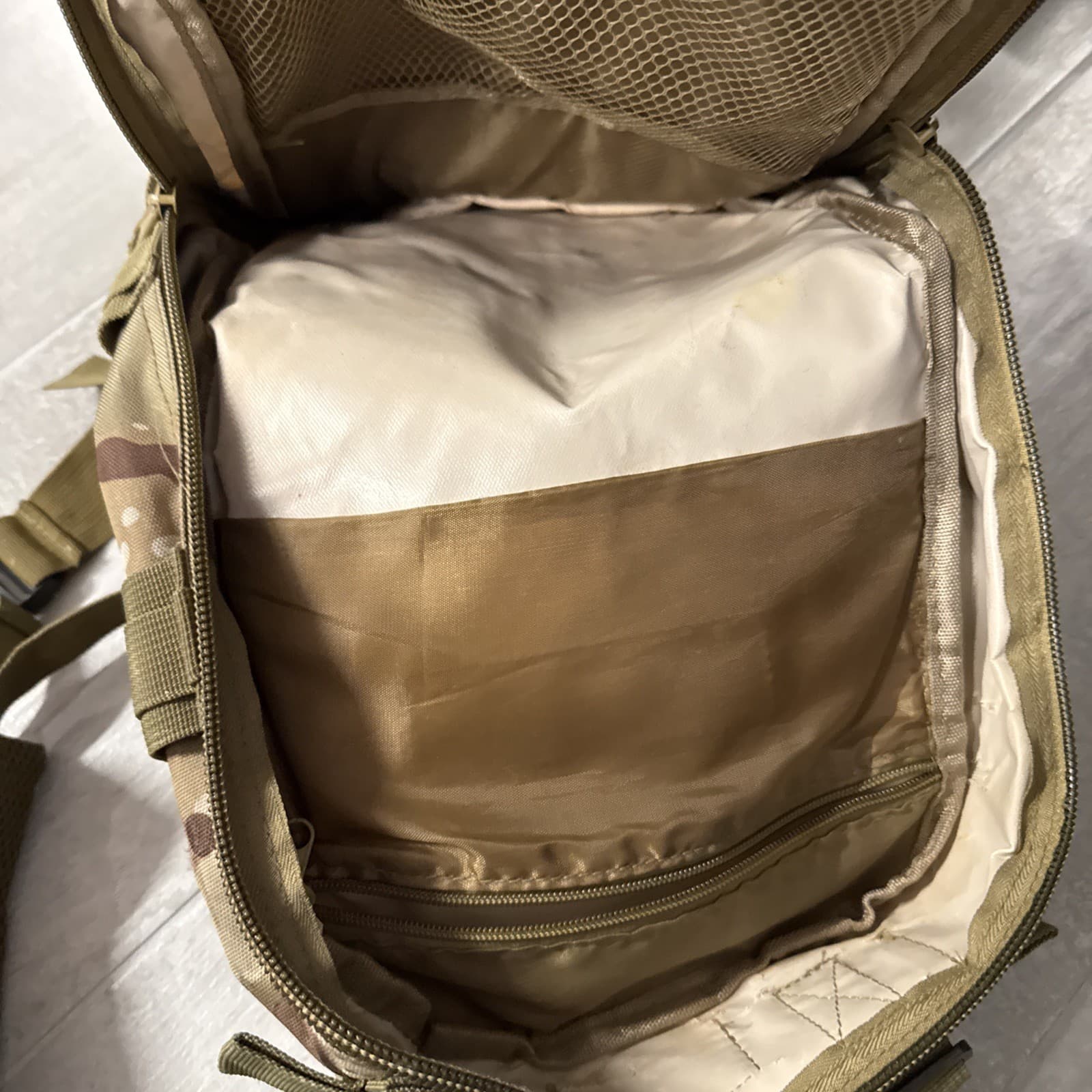 Camp Gear Camo Small Backpack Molle Adjustable Clean Backpacking - Image 7