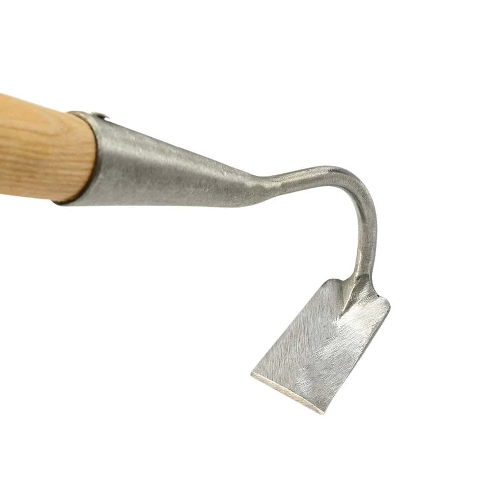 Sneeboer Narrow Pull Hoe - Luxe Handle Long-Handle Weeder Stainless Steel NEW
