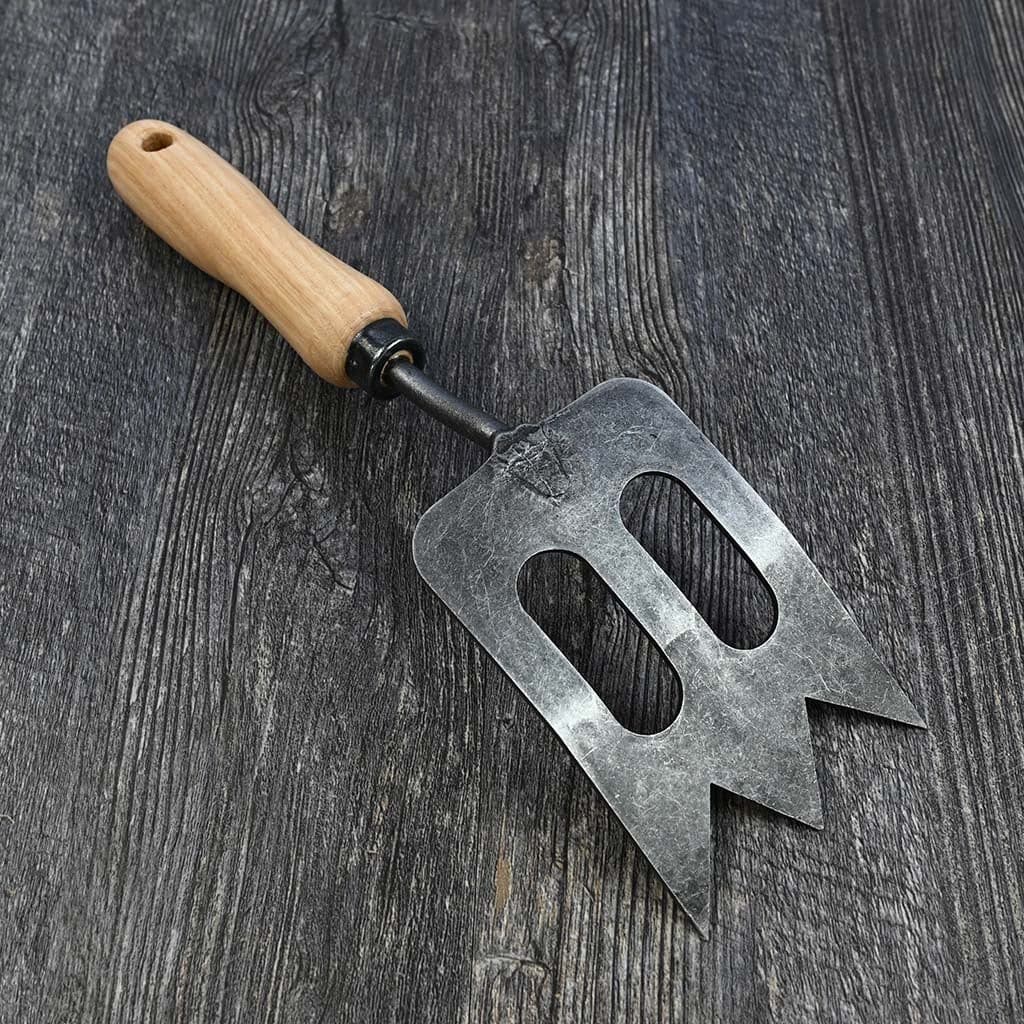 DeWit Hand Spork Garden Fork Boron Steel Ash Handle Hand-Forged Digging NEW - Image 3