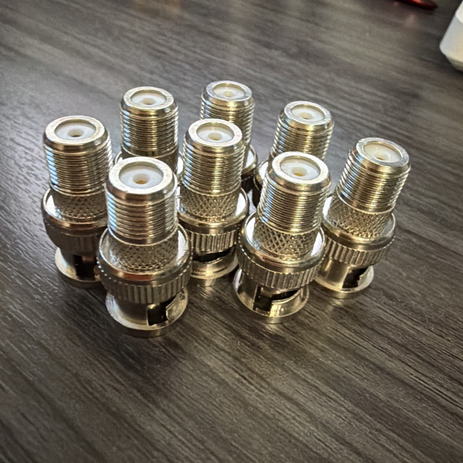 Quantity 8 Coaxial Female To Male BNC Connector 