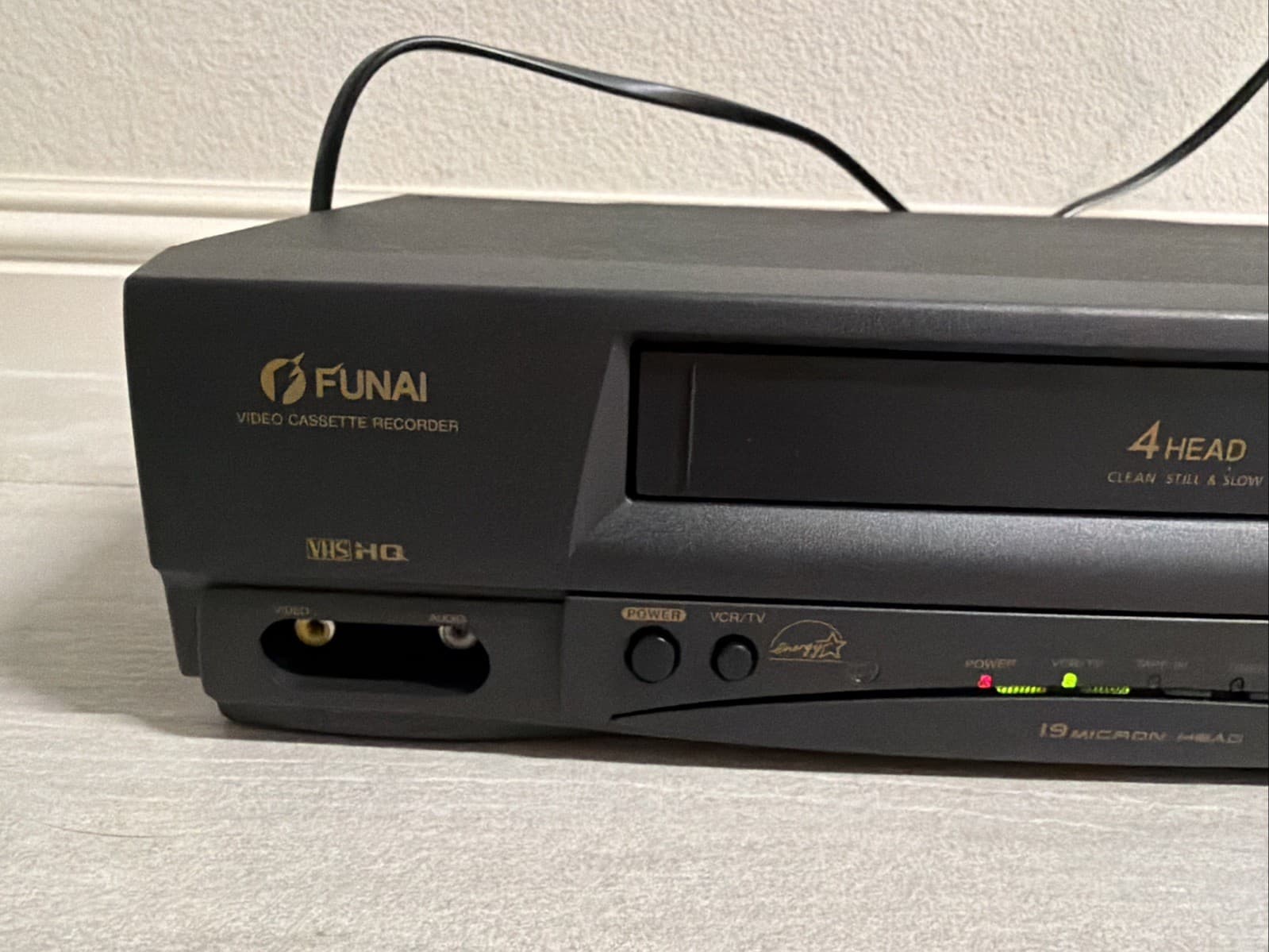 Funai F240LB VCR Video Cassette Recorder 4 Head 19 Micron *No Remote* - TESTED - Image 2