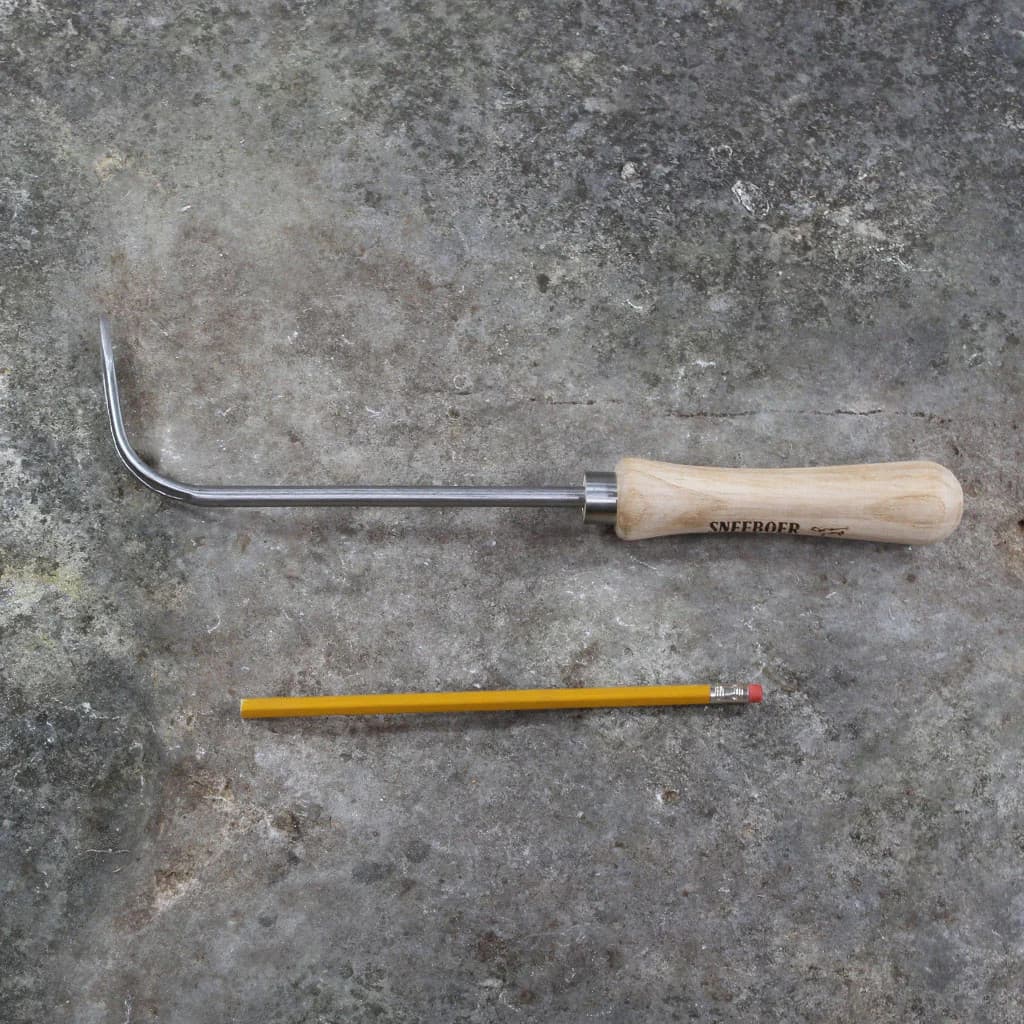 Sneeboer Hand Stone Scratcher Hand Weeder Stainless Steel Hand-Forged Ash NEW - Image 6