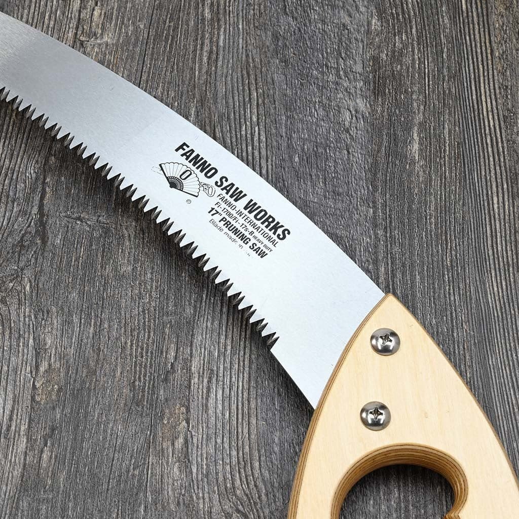 Fanno Saw Works Fanno 15" Curved Blade Pruning Saw Wood Handle Cutting USA NEW - Image 3