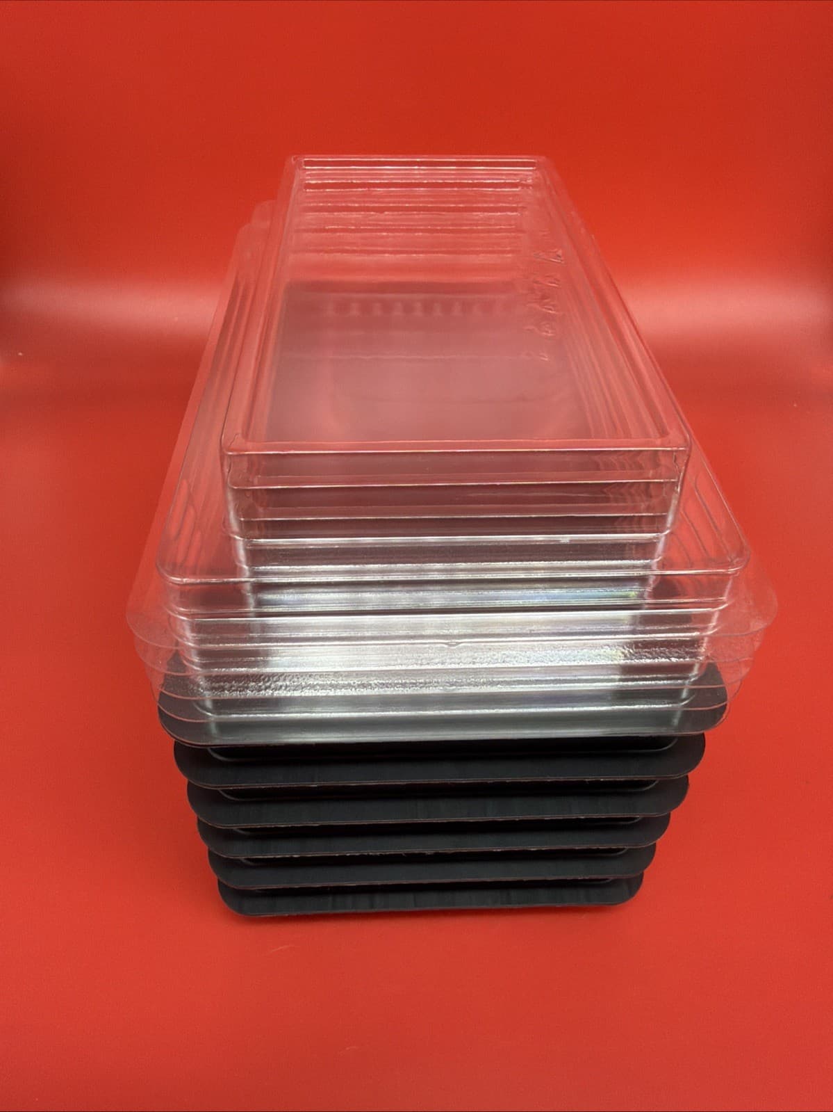 Quantity 5 10 Slot Long Dimm Memory Trays DDR3 DDR4 DDR5 Black Anti-Static + Lid