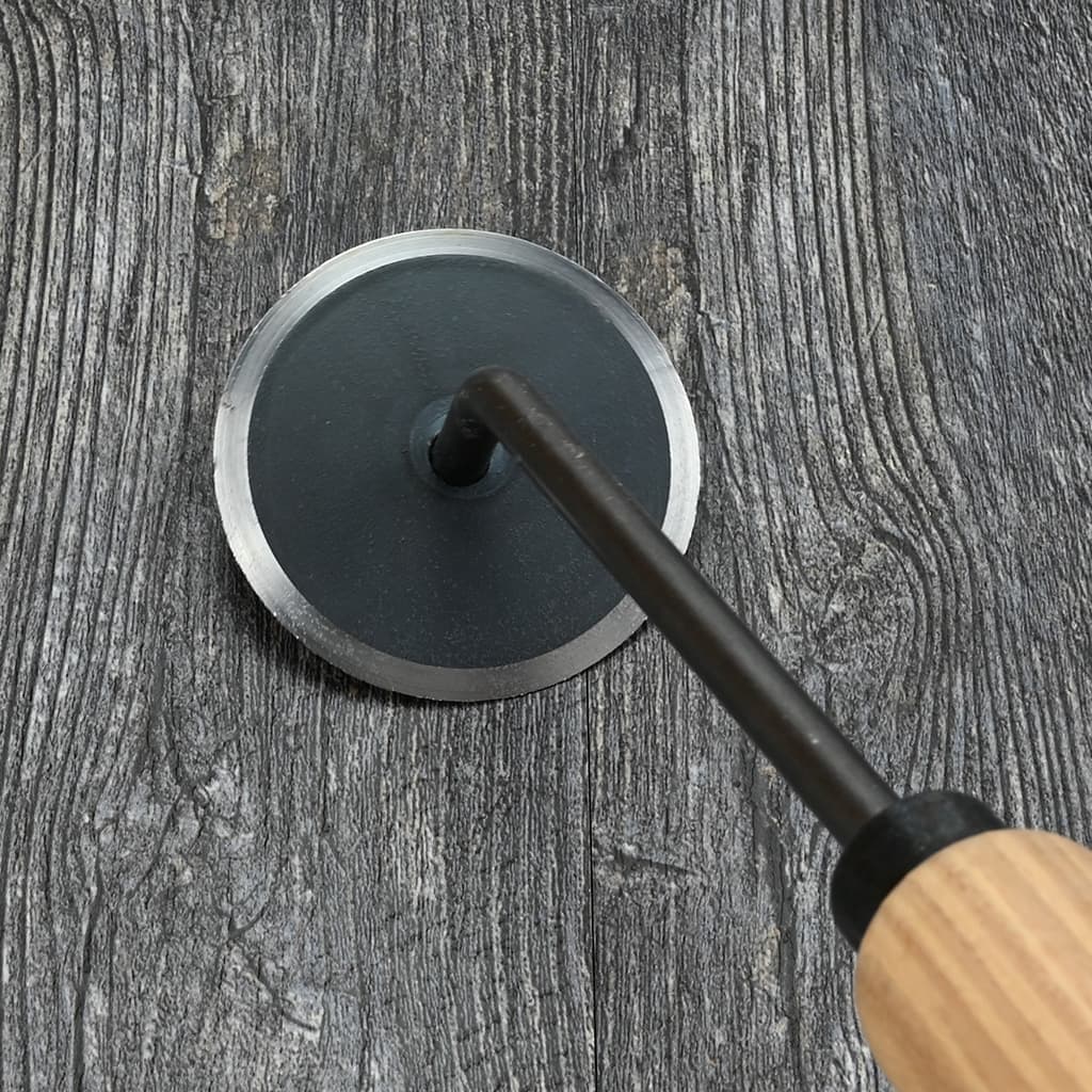 DeWit Hand Disc Weeder Garden Hoe Boron Steel Ash Handle Hand-Forged Dutch NEW - Image 4