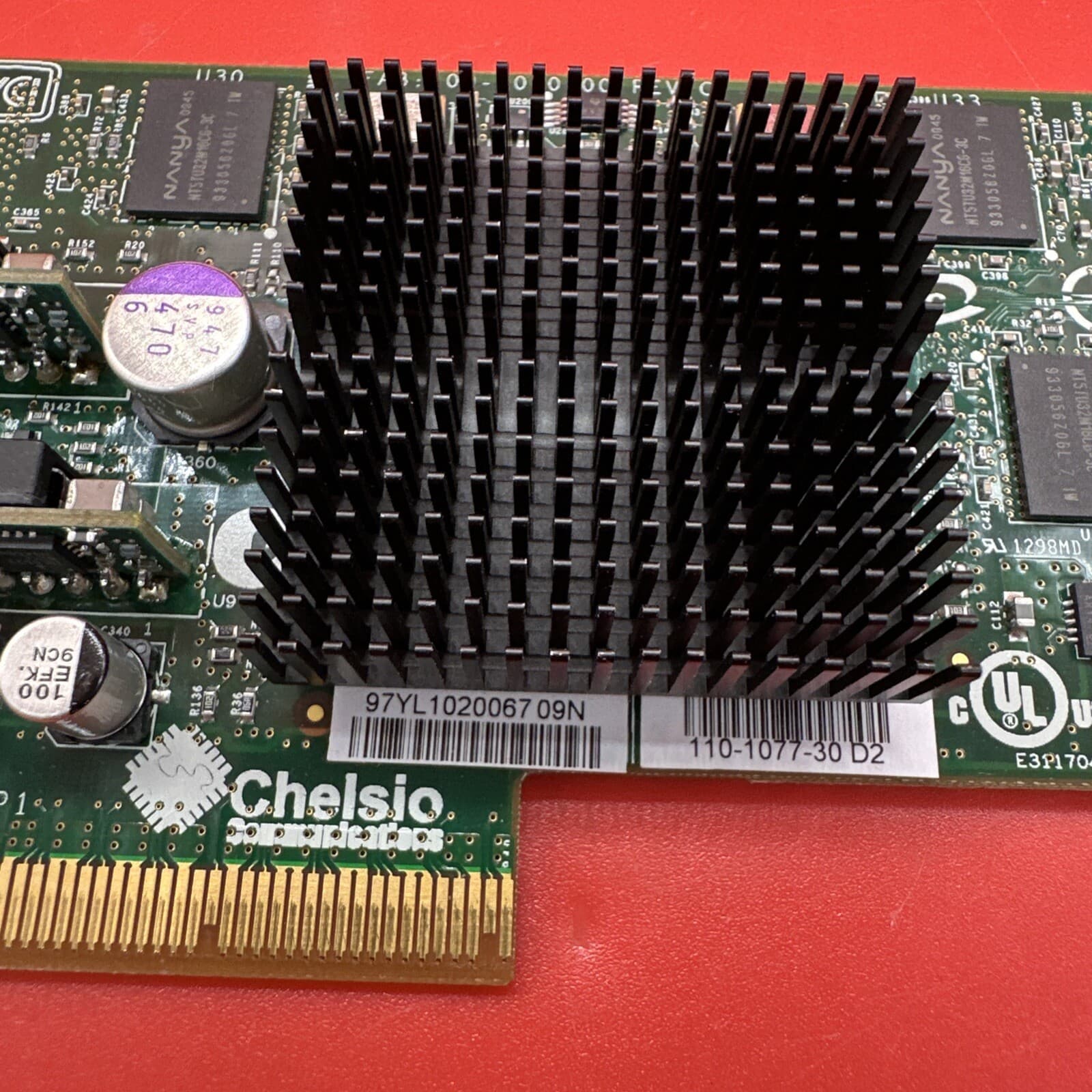 IBM Feature 5769 46K7897 110-1077-30 D2 D76809 10Gb 1P Full Height PCIe NIC Card - Image 4