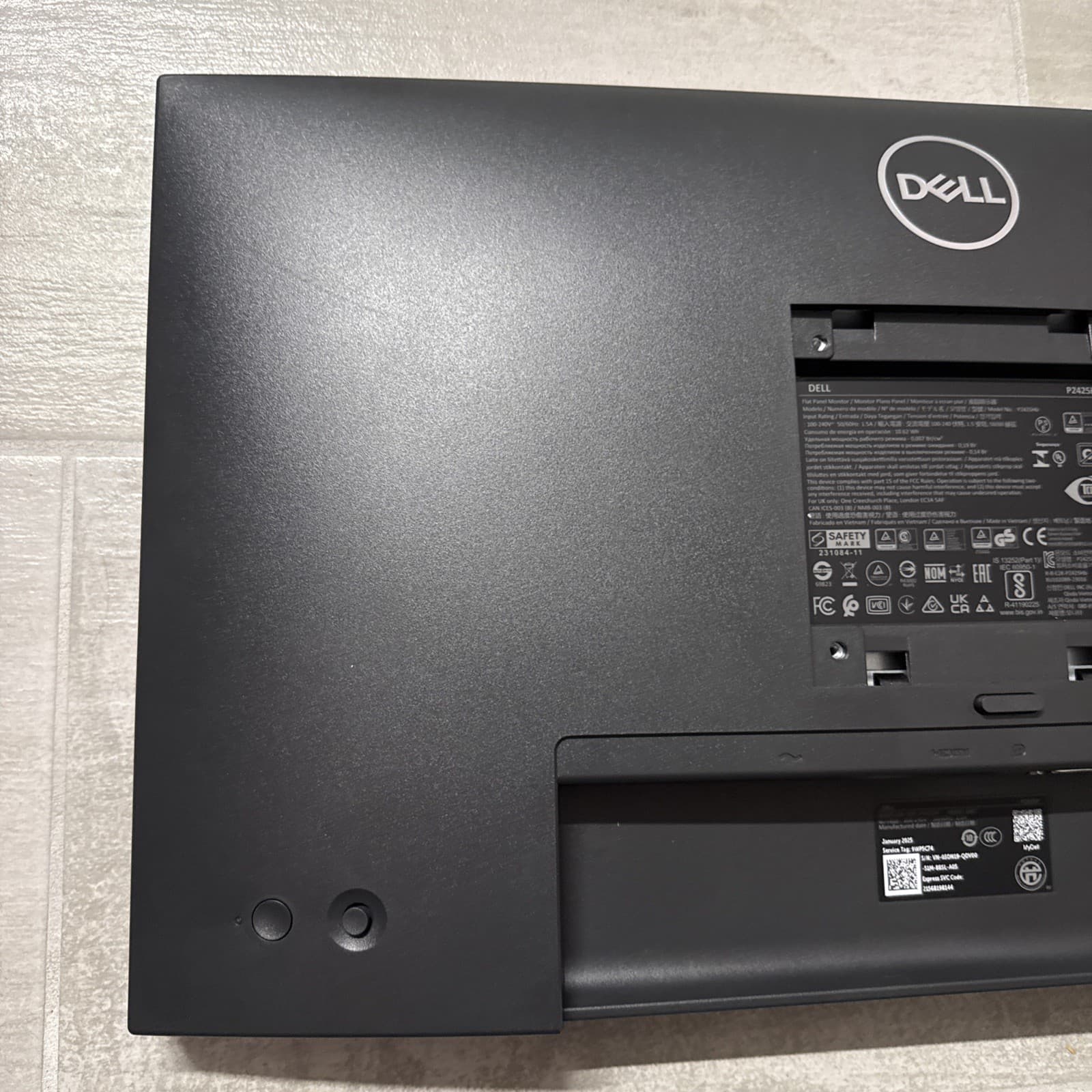 Dell P2425h 24" 1920x1080 HDMI DP VGA USB Monitor No Stand Black P2425Hb 24 in - Image 8