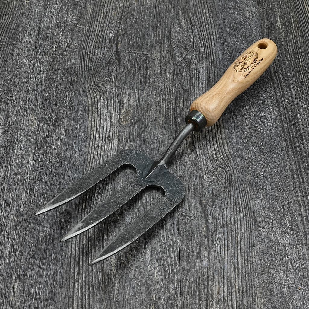 DeWit Dutch Hand Fork Boron Steel Ash Handle Hand-Forged Digging NEW - Image 2