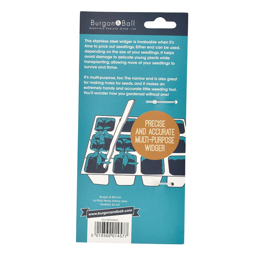 Burgon & Ball Seedling Widger Garden Trowel Stainless Steel Planting British NEW - Image 3