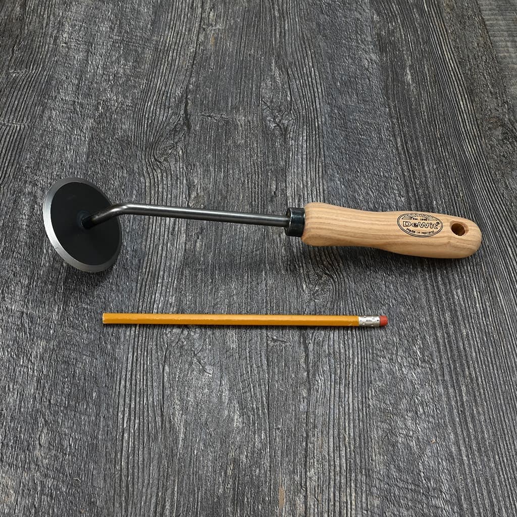 DeWit Hand Disc Weeder Garden Hoe Boron Steel Ash Handle Hand-Forged Dutch NEW - Image 5
