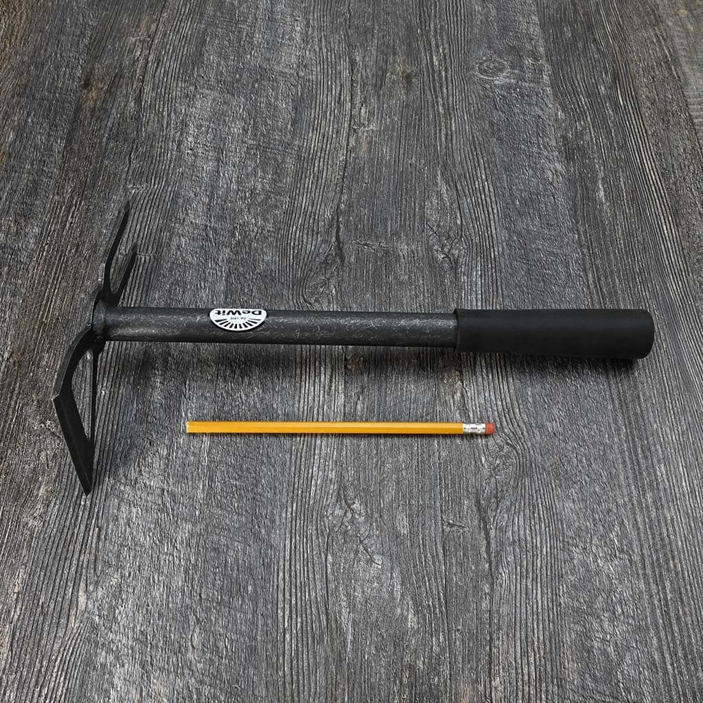 DeWit Garden Hoe Combo W 2-Tine Cultivator And Wide Chopping Blade NEW - Image 5