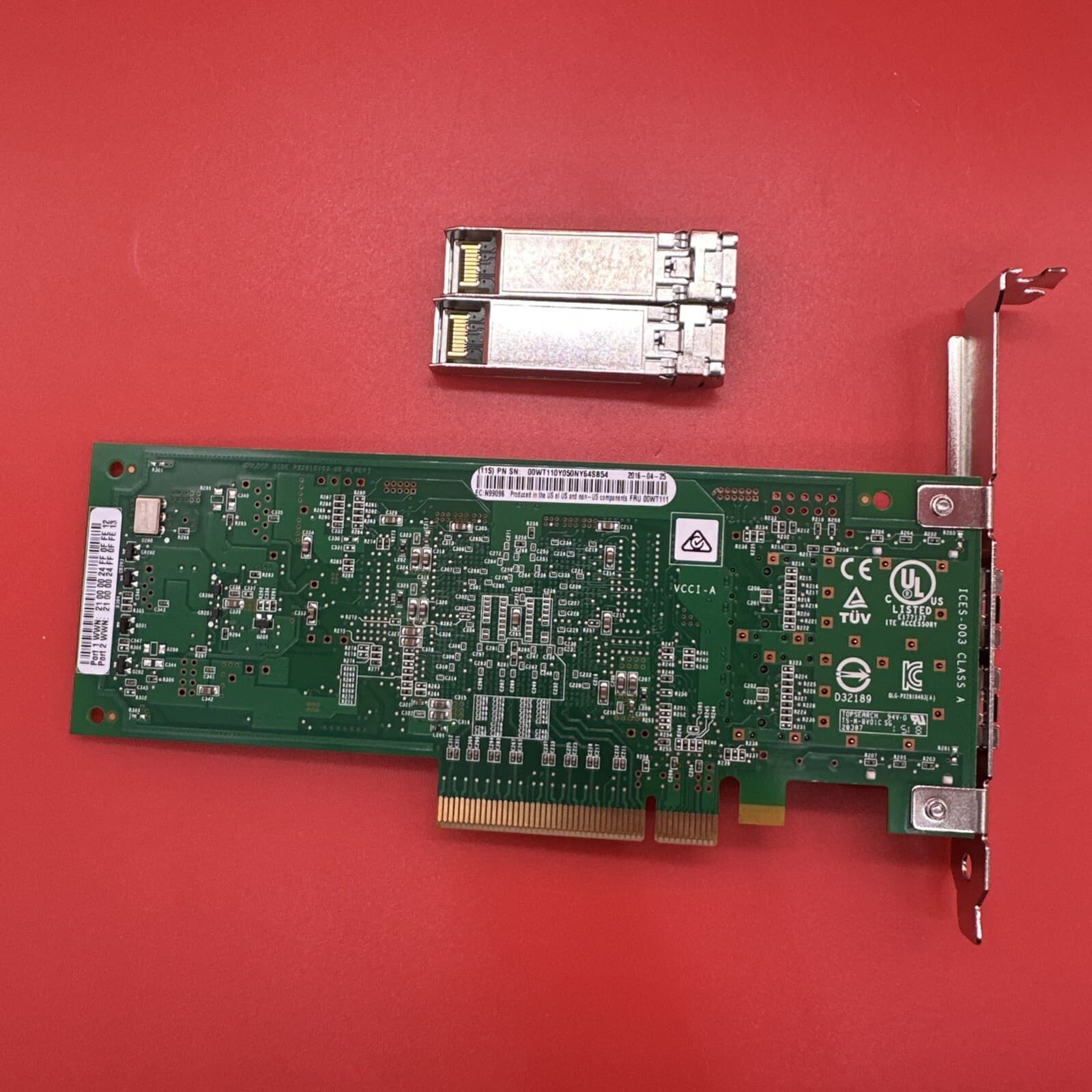 IBM Power EN0G 00WT110 00WT111 QLE2562-IBMP 8Gb FC FH HBA SFP+ As Pictured Wired - Image 6