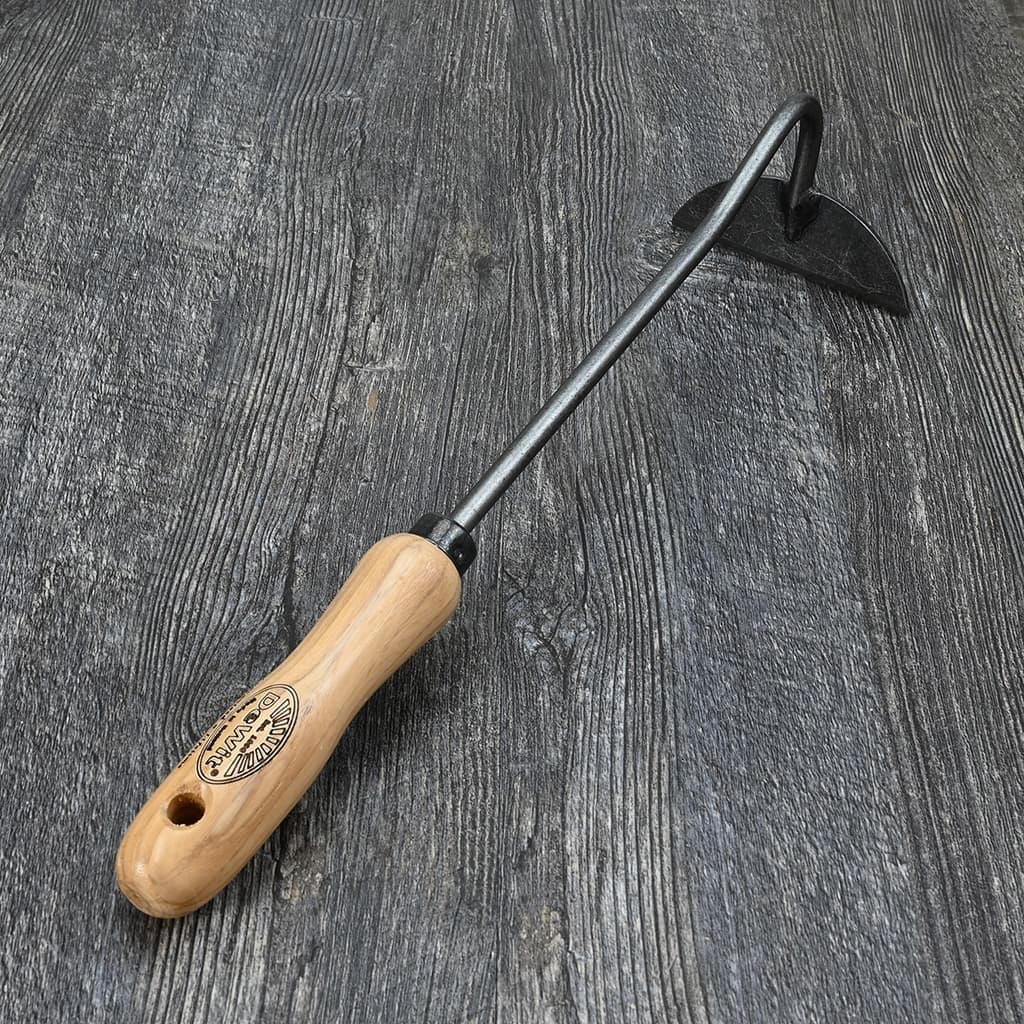 DeWit Half Moon Hand Hoe Boron Steel Ash Handle Hand-Forged Dutch NEW - Image 2