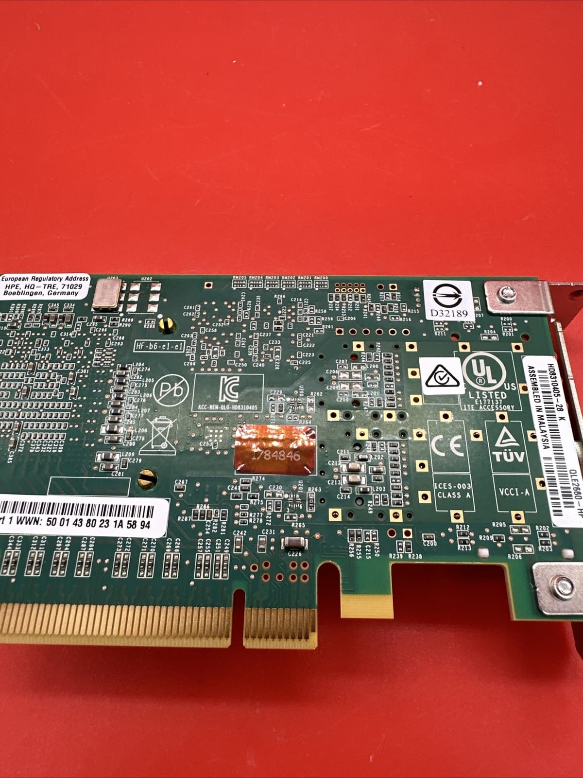 HPe QW971A SN1000Q 699764-001 16Gb SP FC Host Bus PCIe Half Height Adapter Wired - Image 5