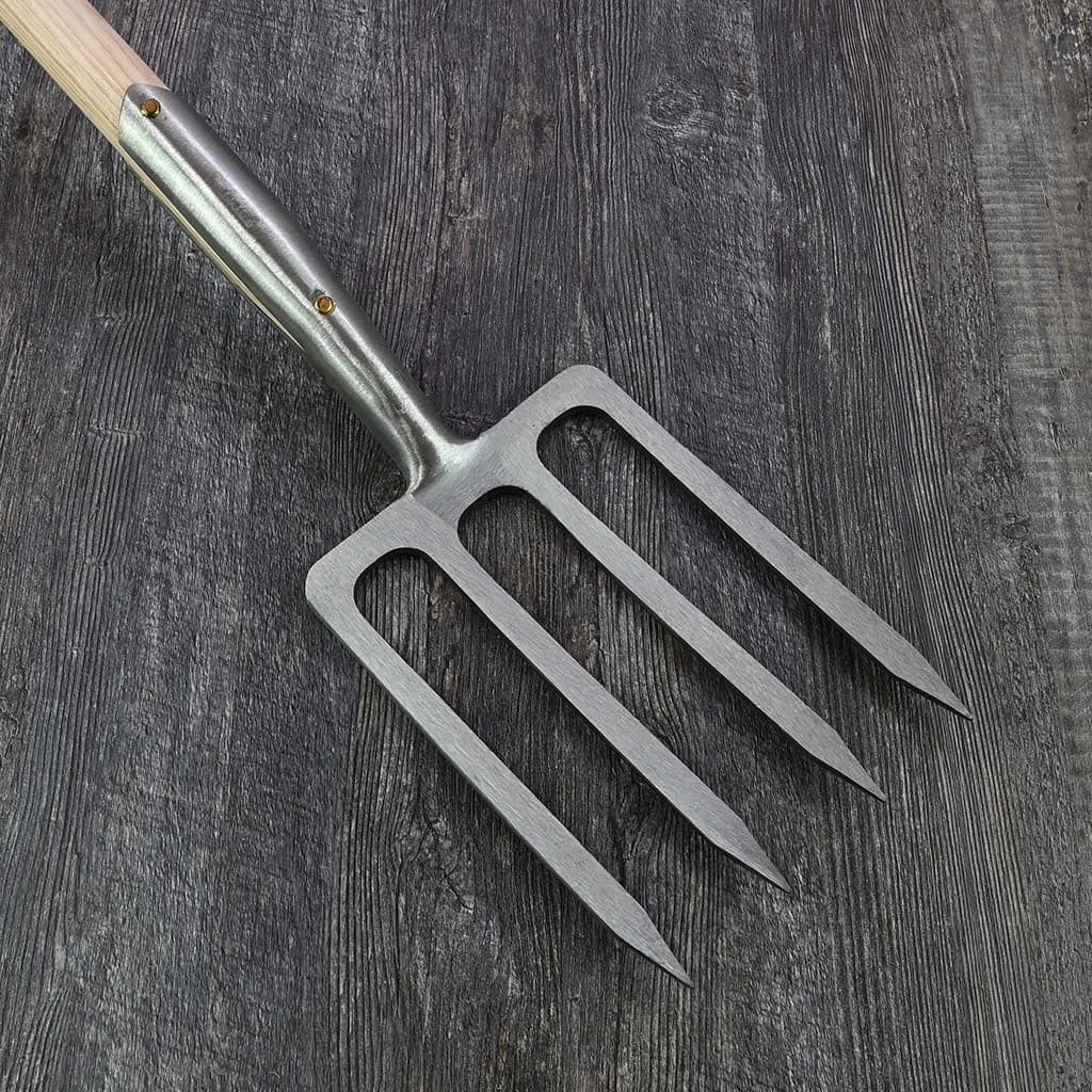 Sneeboer Large Garden Digging Fork - D Handle Stainless Steel Hand-Forged NEW - Image 2