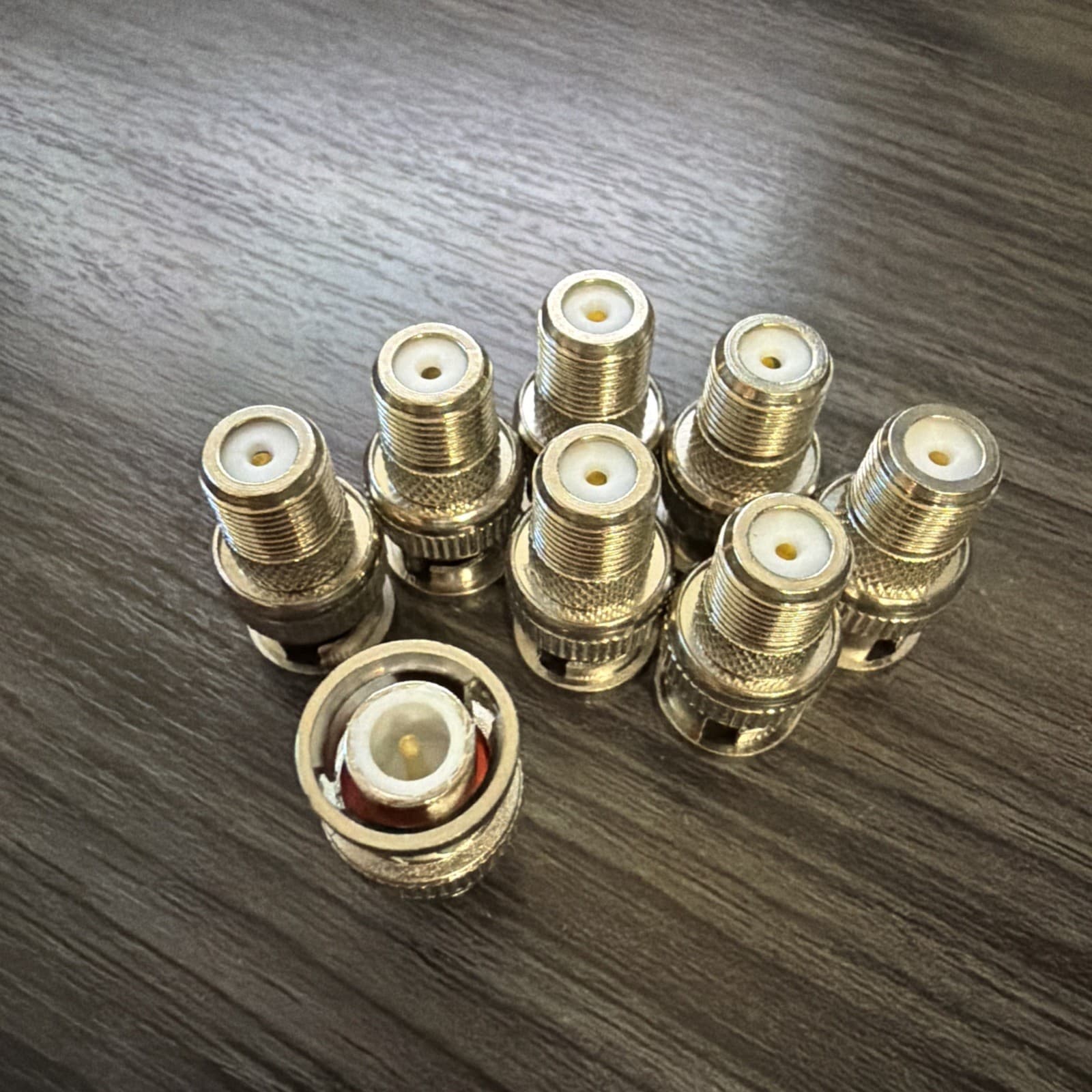 Quantity 8 Coaxial Female To Male BNC Connector  - Image 2