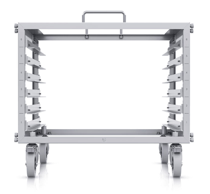 Ubiquiti Toolless Mini Rack 6U Open Frame Silver Steel U-Rack-6U-TL - Image 3