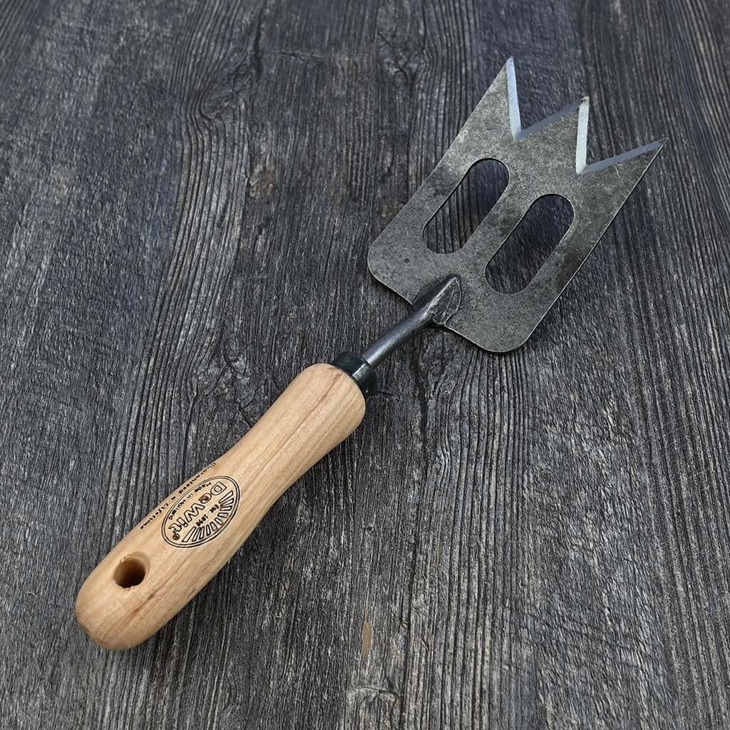 DeWit Hand Spork Garden Fork Boron Steel Ash Handle Hand-Forged Digging NEW - Image 2