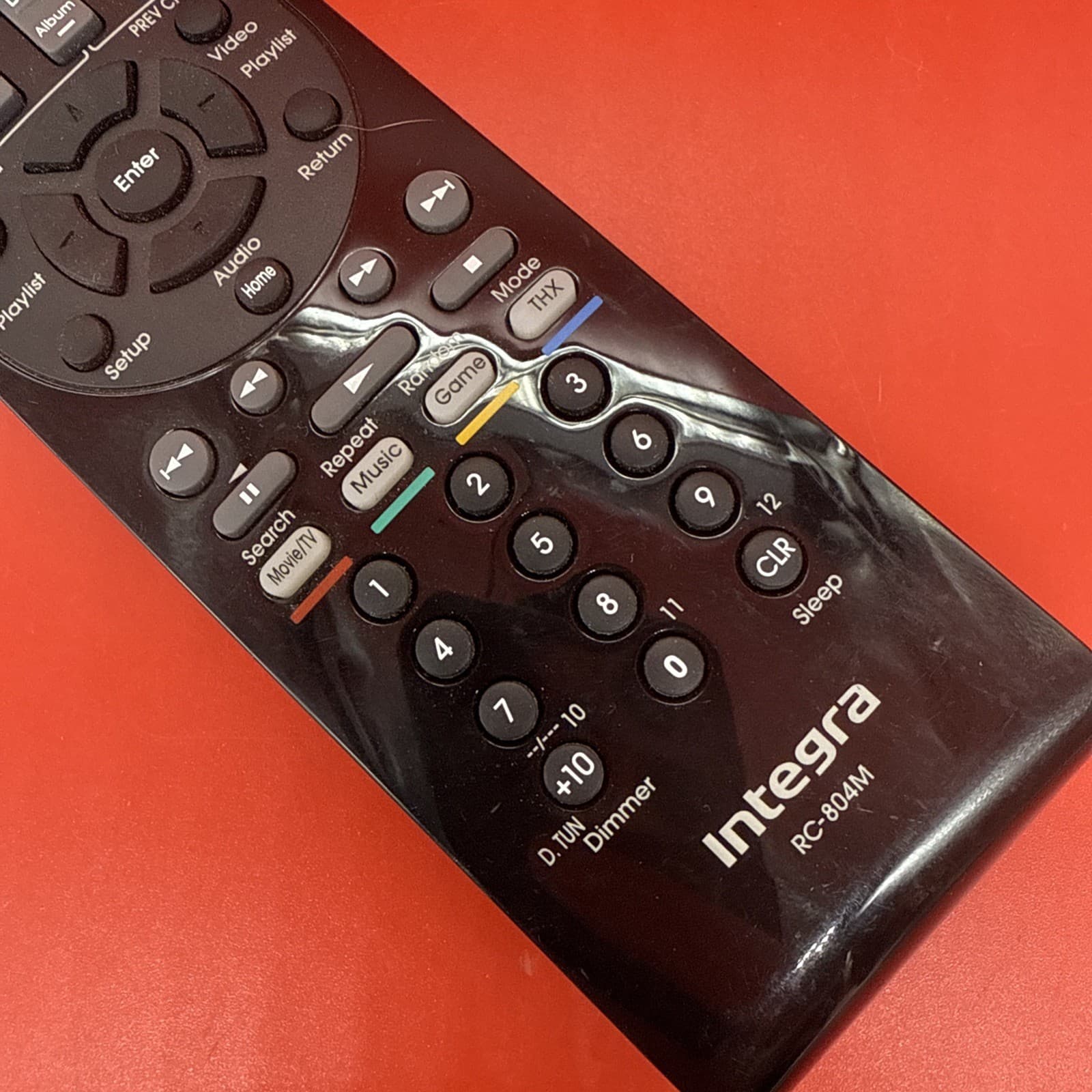 INTEGRA RC-804M Remote Control -ORIGINAL- Black For Integra - Image 3