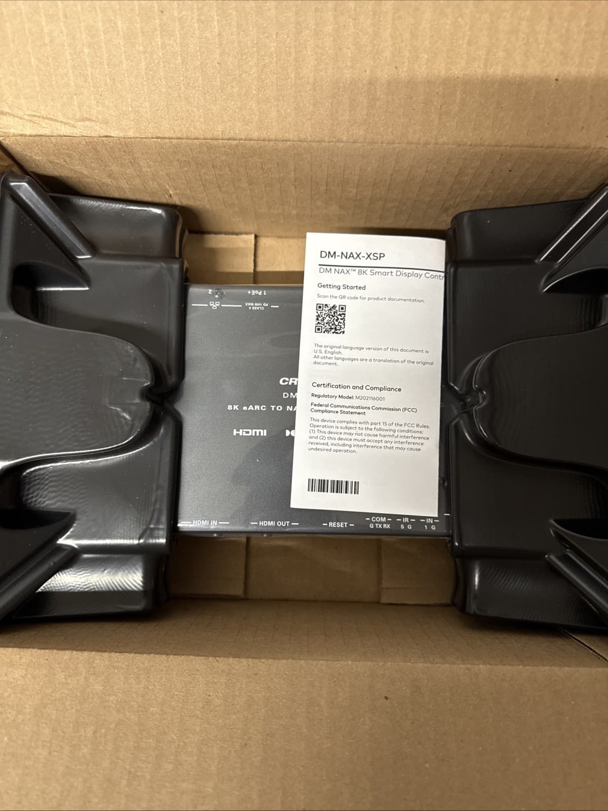 Crestron DM-NAX-XSP 6512316 8K Display Controller Brand New - Image 2