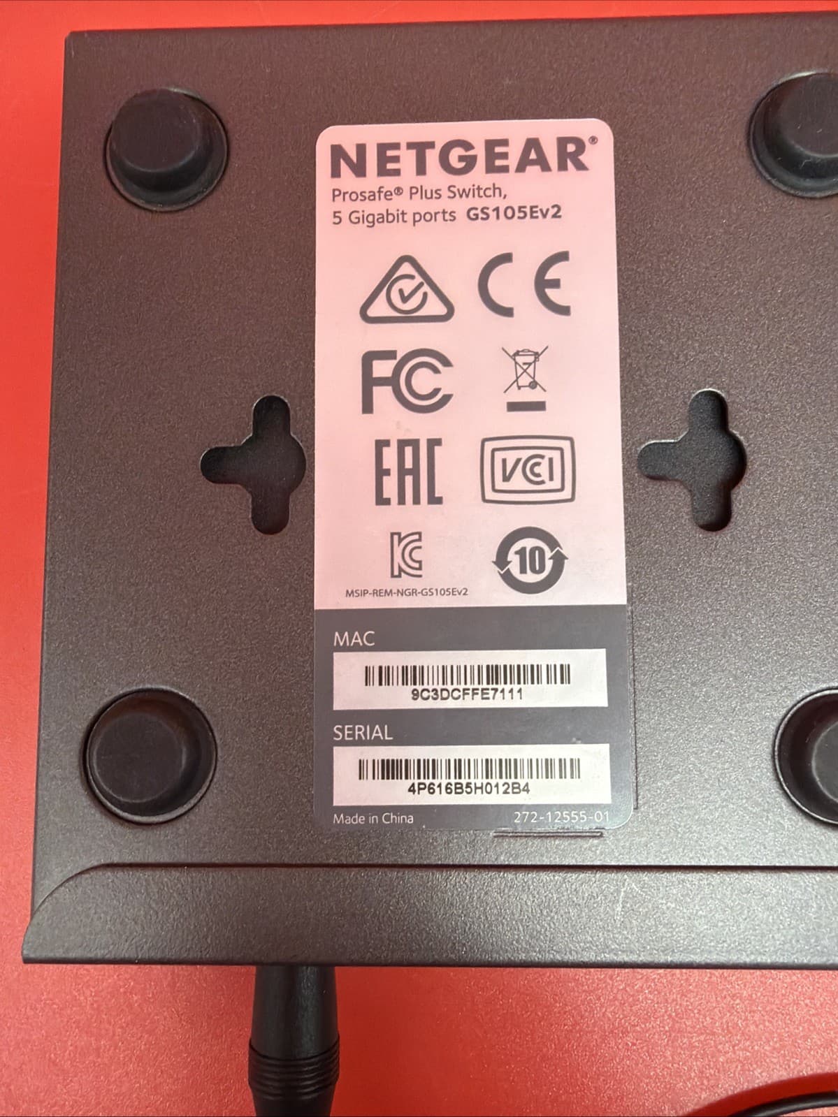 NetGear  ProSafe Plus (GS105E-100NAS) 5-Ports External Ethernet Switch - Image 5