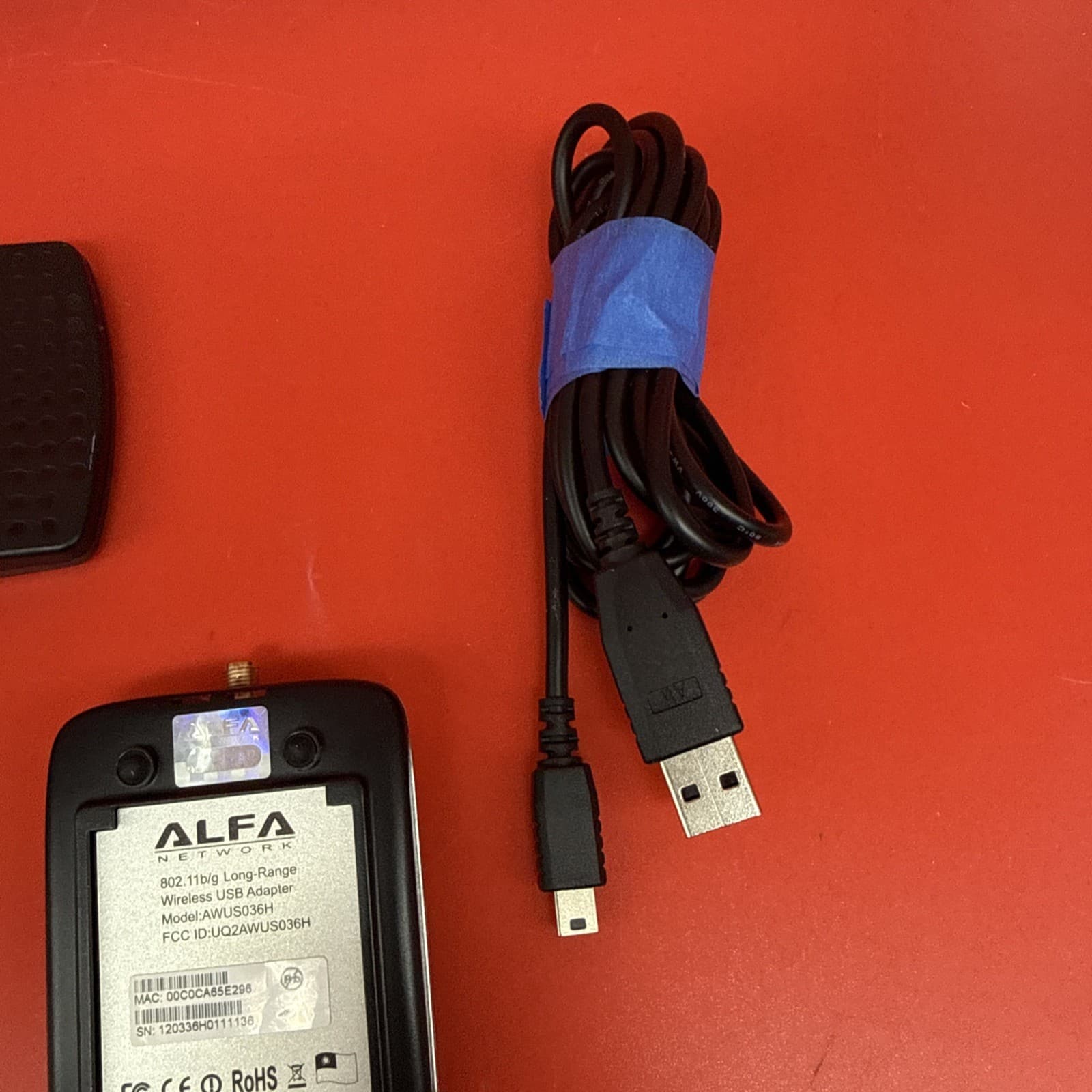 ALFA AWUS036H Wireless Adapter Long Range 802.11 B/G USB Adapter Silver - Image 8