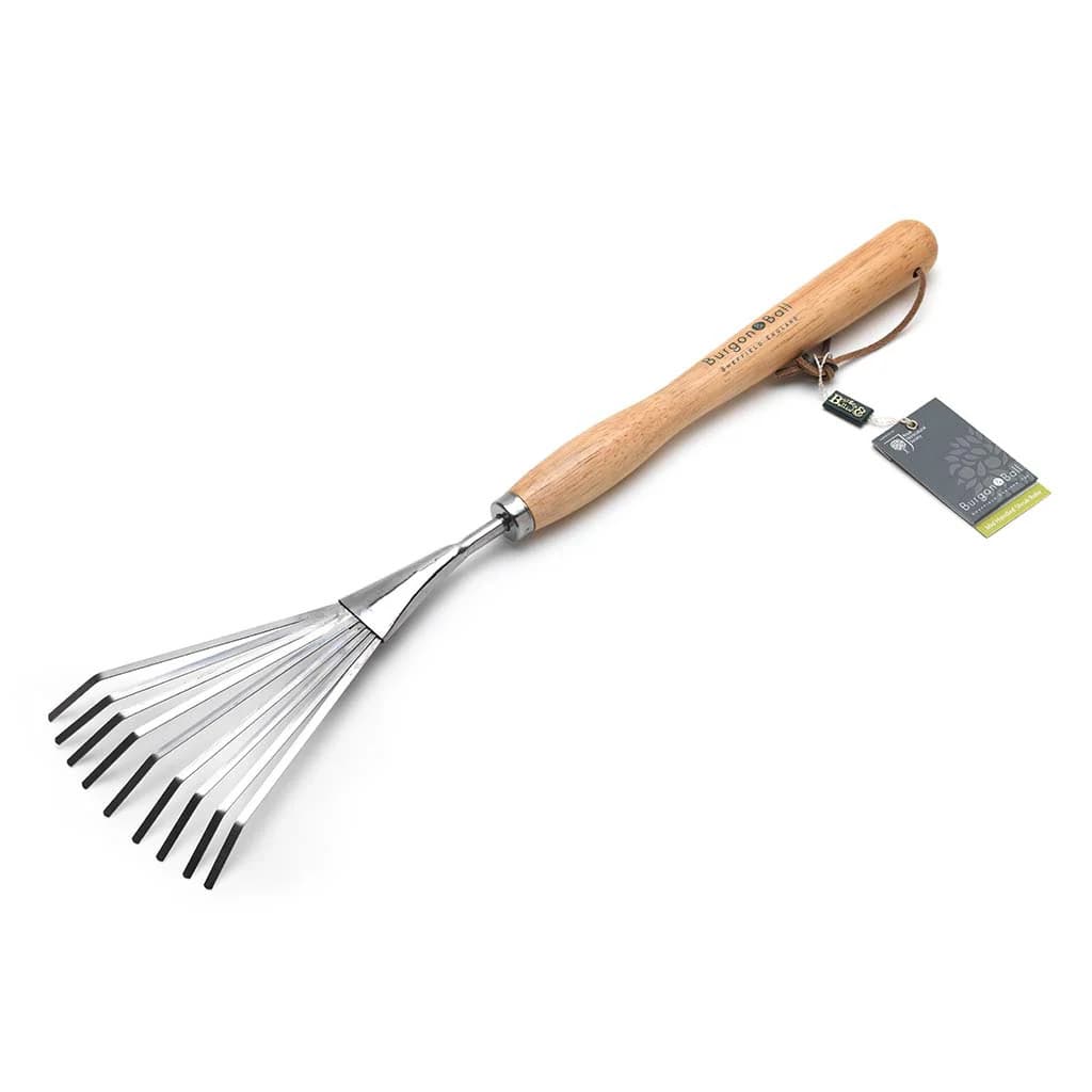 Burgon & Ball Garden Rake & Mid-Handle Shrub NEW