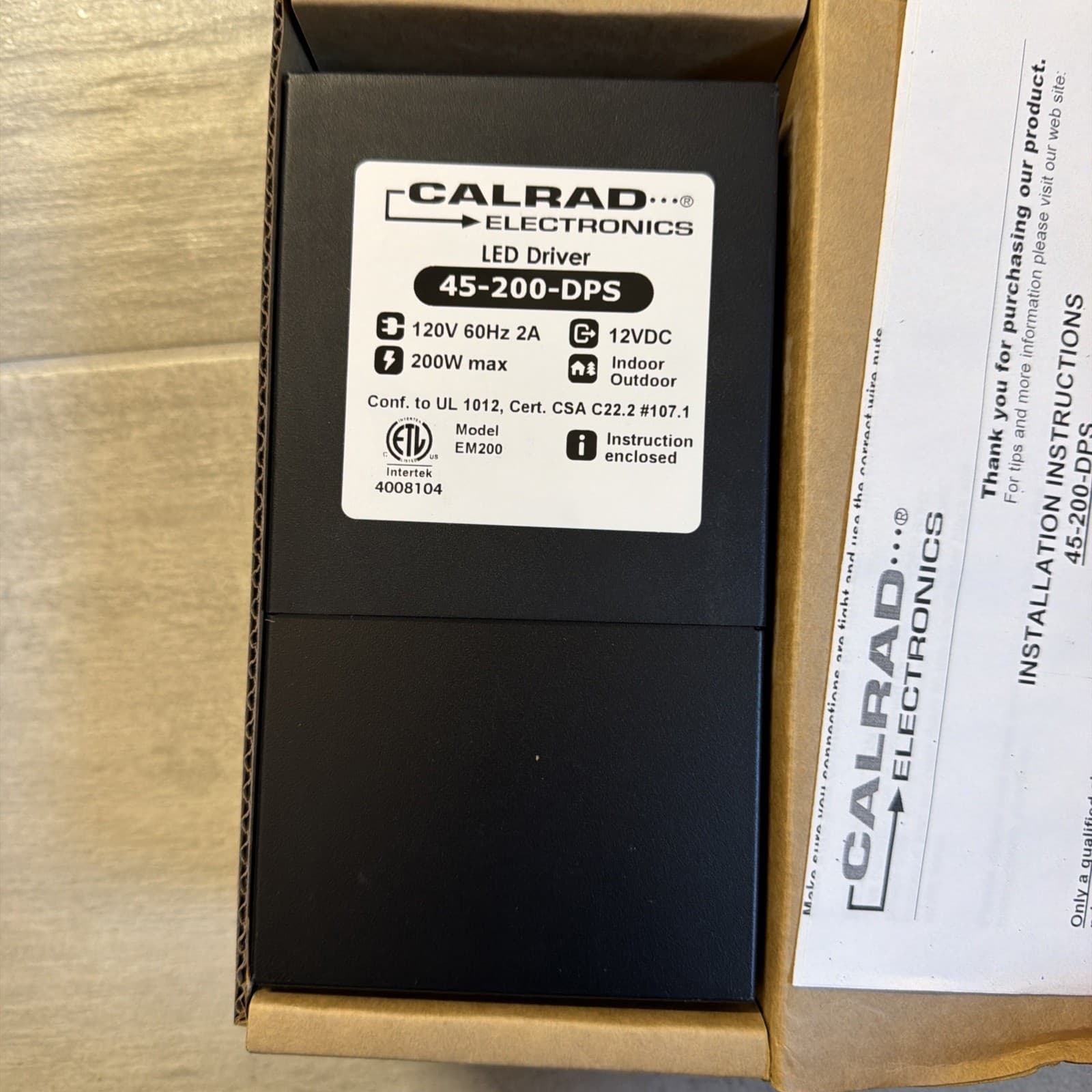 CALRAD 45-200-DPS LED Driver Power Supply - Image 4