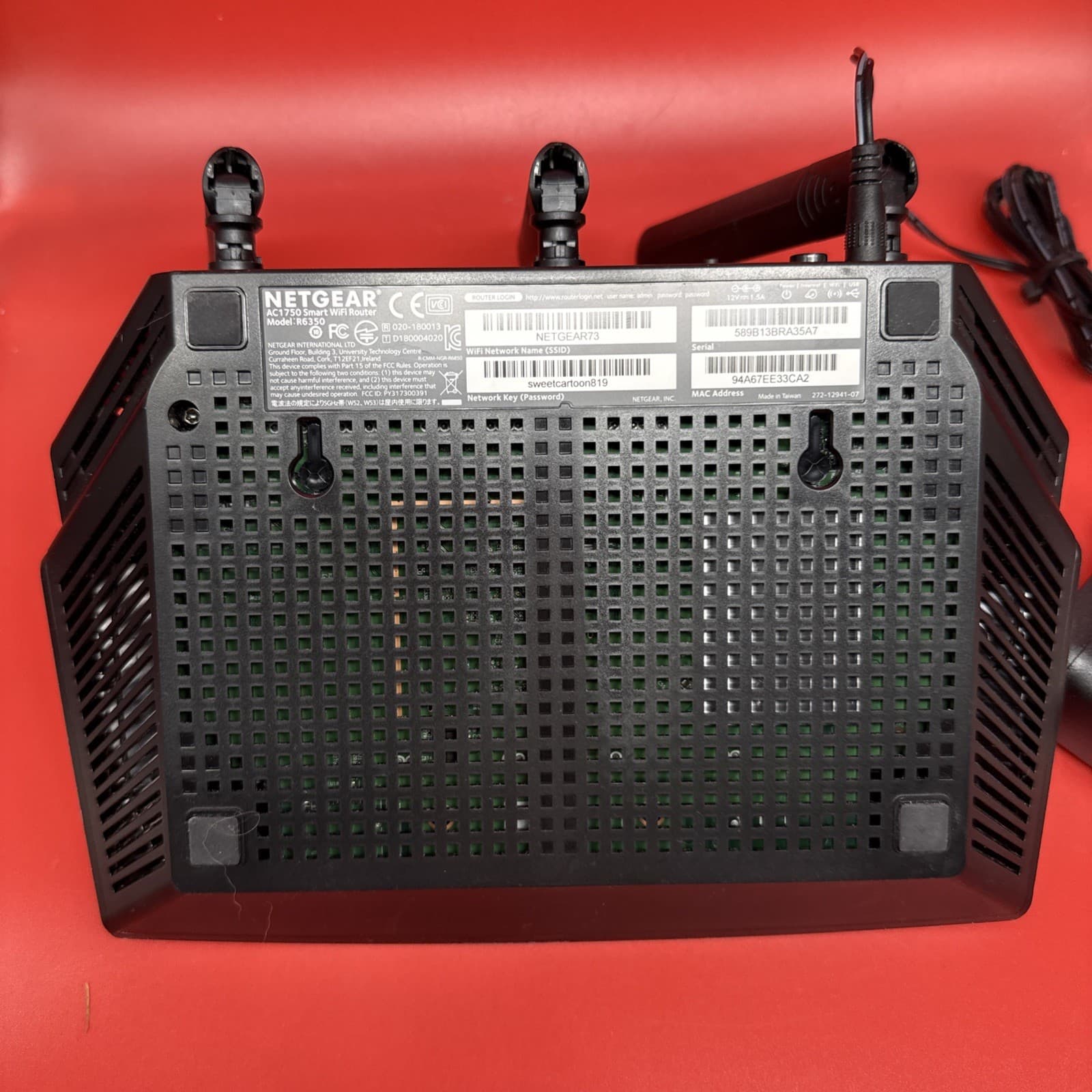 Netgear AC1750 Smart WiFi Router R6350 Black 272-12941-07 Dual-Band 1000 Mbps - Image 4