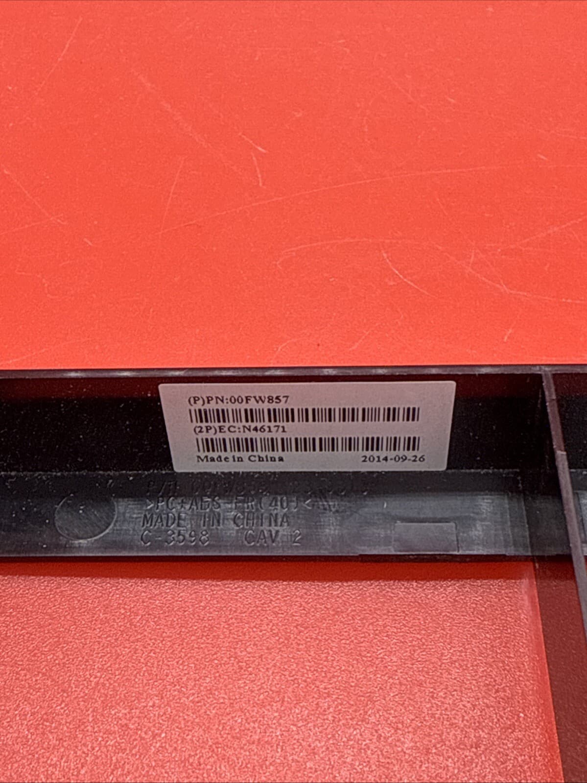 IBM 00FW857 01AF423 01AF422 2.5” Hard Drive Slot Filler Rigid Plastic Black - Image 3