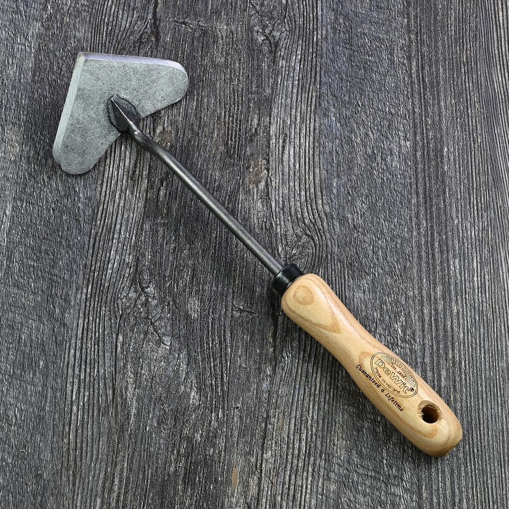 DeWit Heart Shaped Push Hoe Boron Steel Ash Handle Hand-Forged Dutch NEW - Image 2