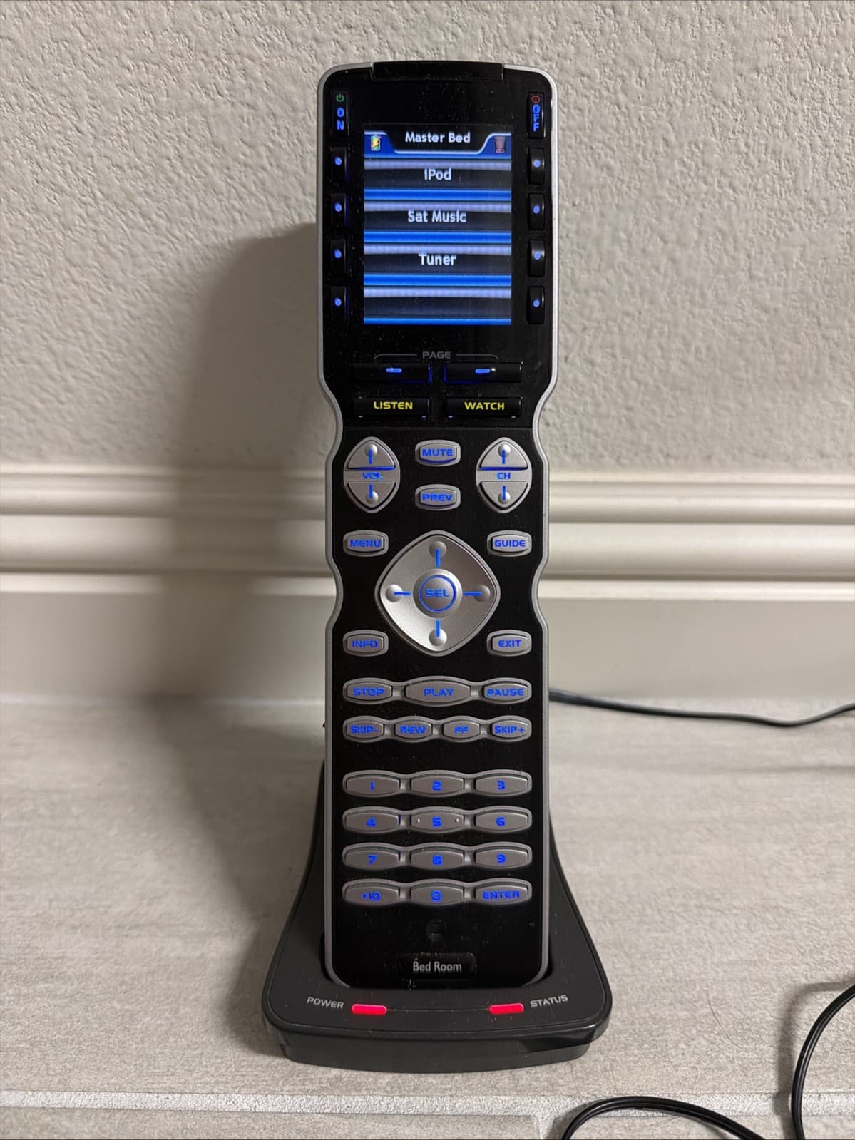 Universal Remote (URC) MX-980 Remove Control with Charging Base & Battery Black - Image 2